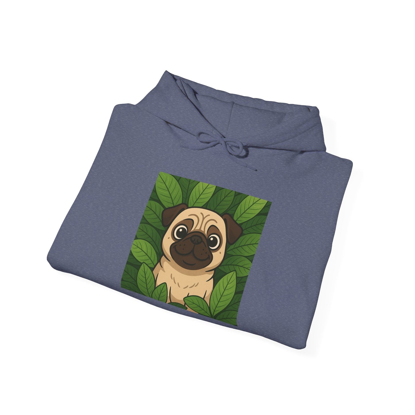 'PUG DOG' Hoodie, Unisex Heavy Blend Sweatshirt, Hooded Sweater, Hooded Jumper.