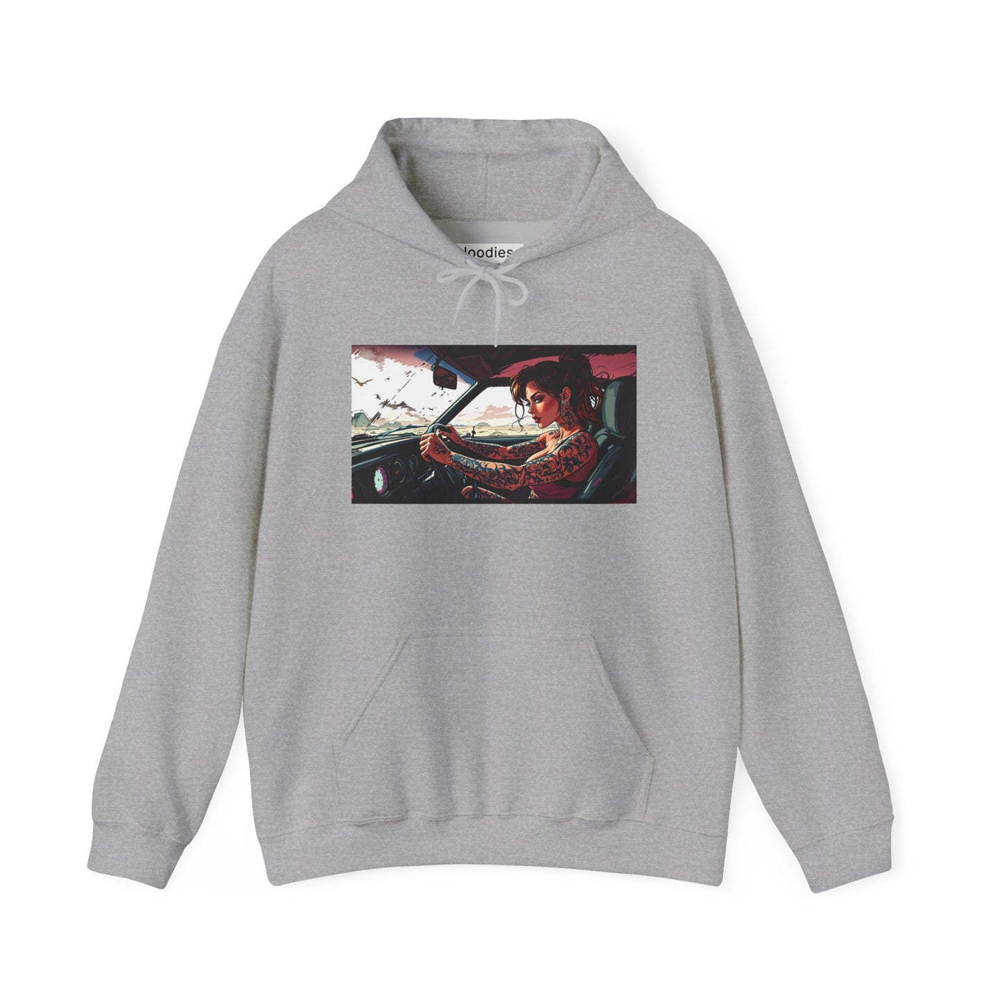 'FAST LANE' Hoodie, Unisex Heavy Blend Sweatshirt, Hooded Sweater, Hooded Jumper.