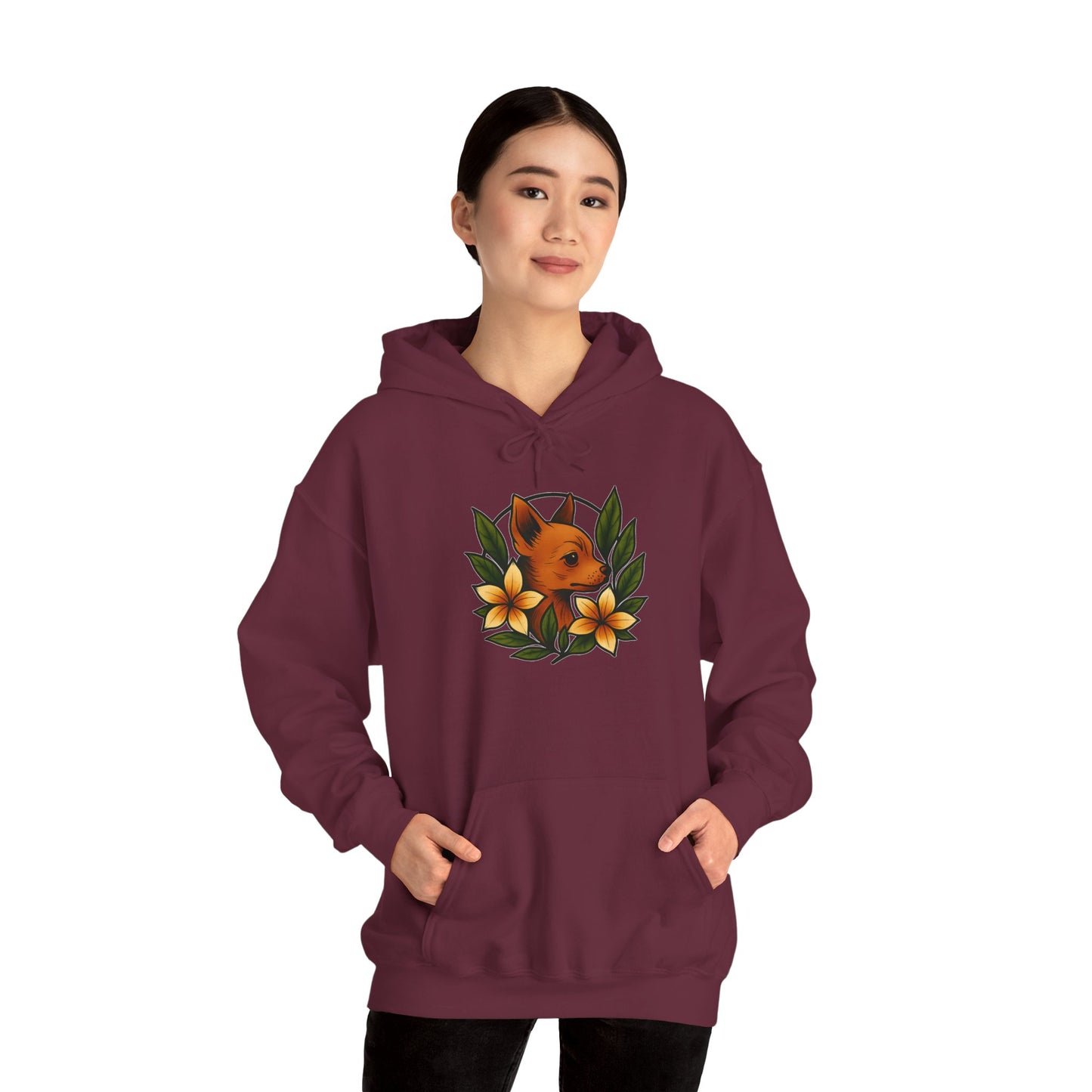 'CHIHUAHUA DOG' Hoodie, Unisex Heavy Blend Sweatshirt, Hooded Sweater, Hooded Jumper.