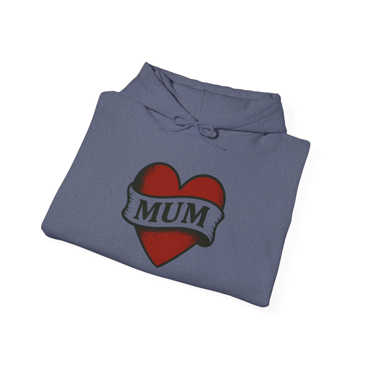 'MUM HEART' Hoodie, Unisex Heavy Blend Sweatshirt, Hooded Sweater, Hooded Jumper.