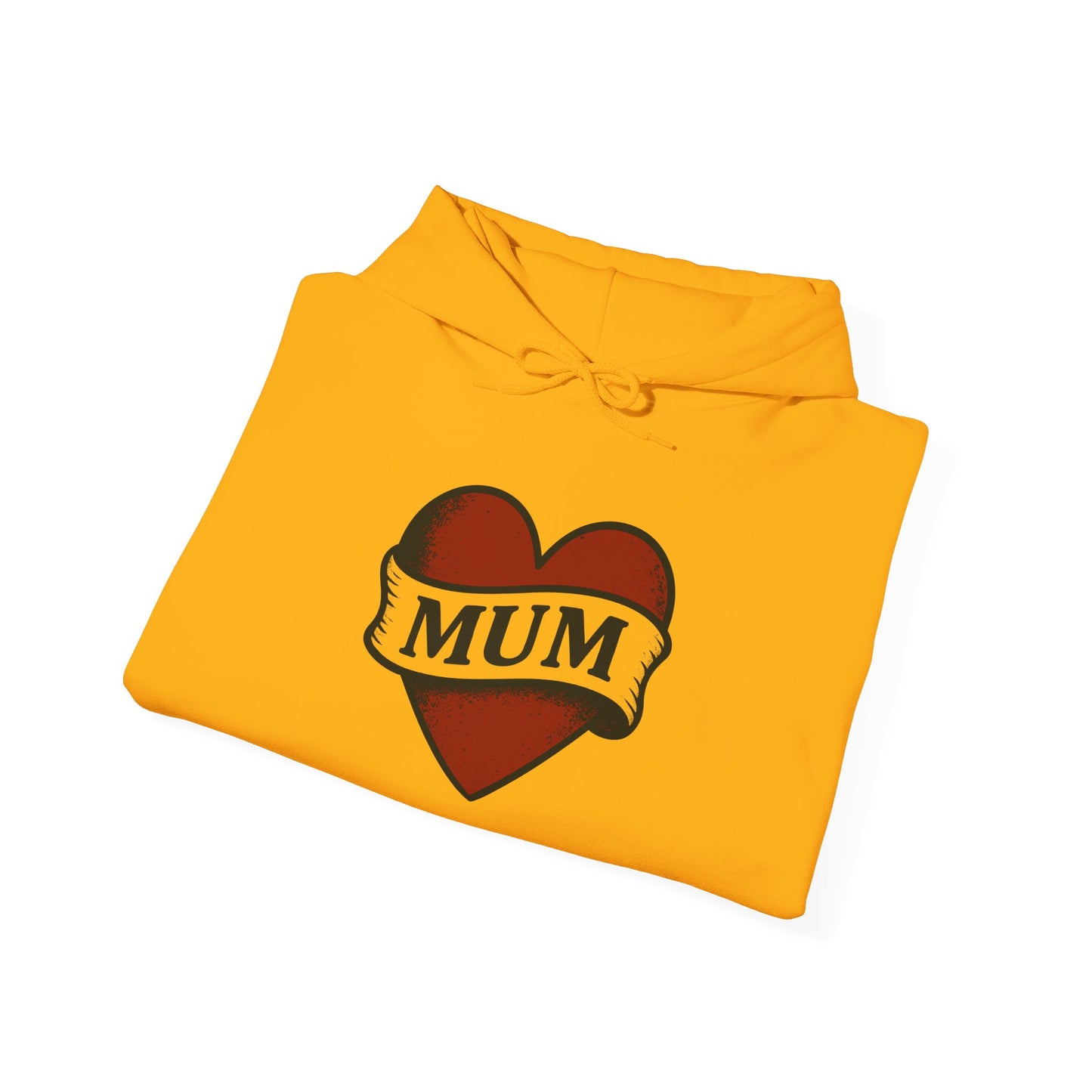 'MUM HEART' Hoodie, Unisex Heavy Blend Sweatshirt, Hooded Sweater, Hooded Jumper.