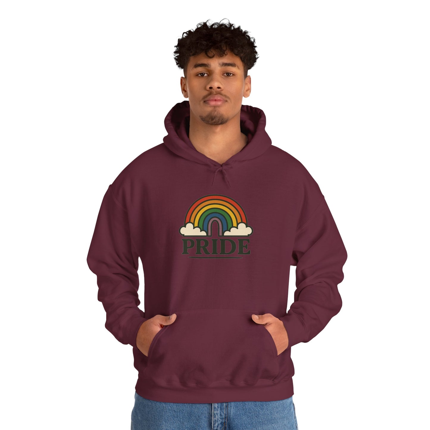 'PRIDE' Hoodie, Unisex Heavy Blend Sweatshirt, Hooded Sweater, Hooded Jumper.
