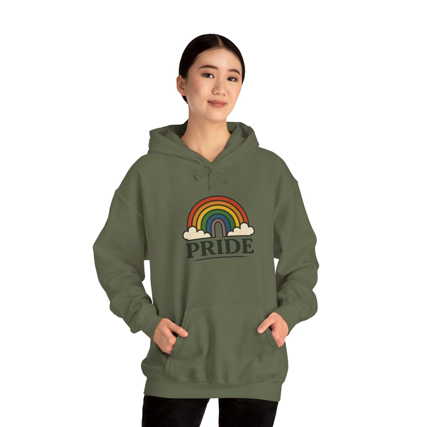 'PRIDE' Hoodie, Unisex Heavy Blend Sweatshirt, Hooded Sweater, Hooded Jumper.