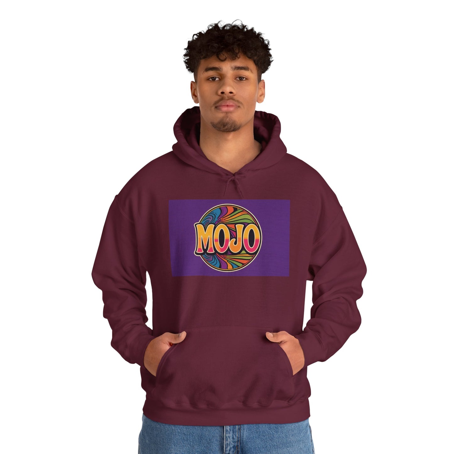 'MOJO' Hoodie, Unisex Heavy Blend Sweatshirt, Hooded Sweater, Hooded Jumper.