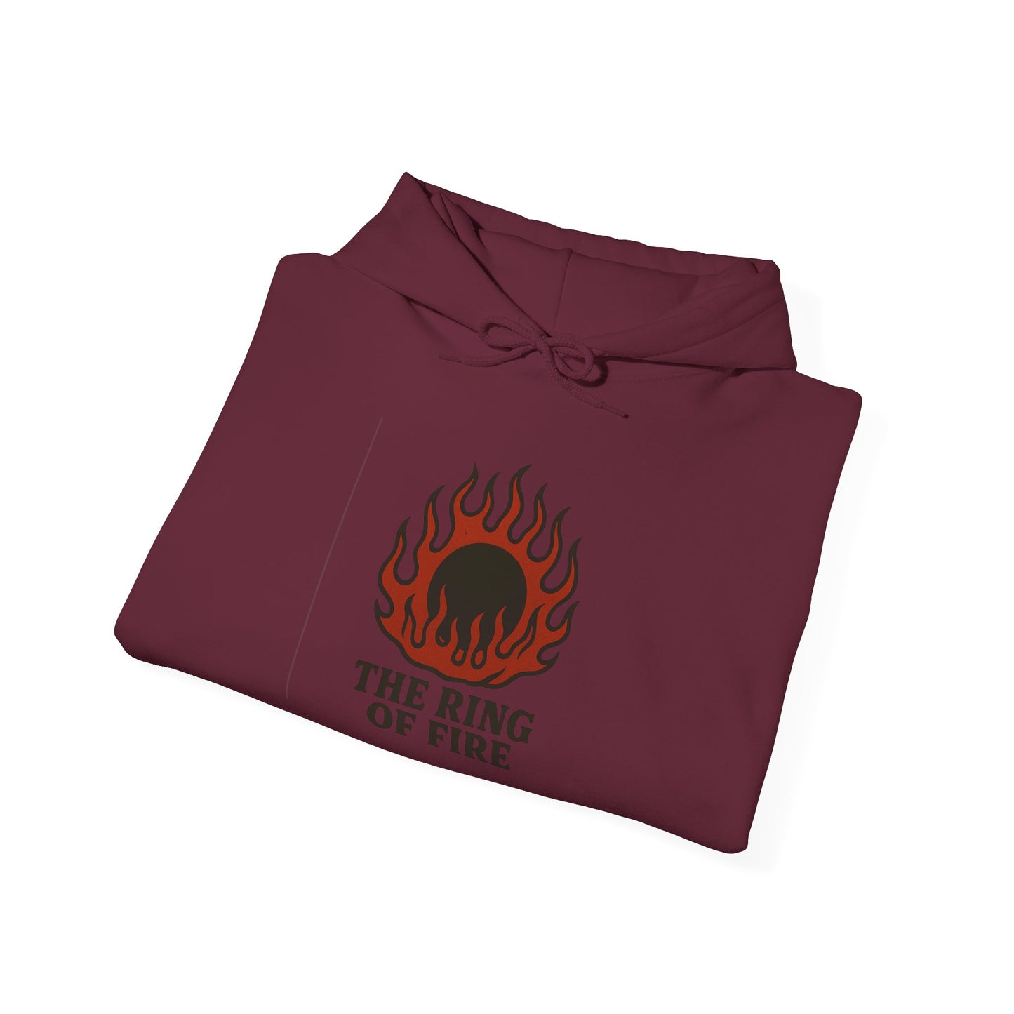 'THE RING OF FIRE' Hoodie, Unisex Heavy Blend Sweatshirt, Hooded Sweater, Hooded Jumper.