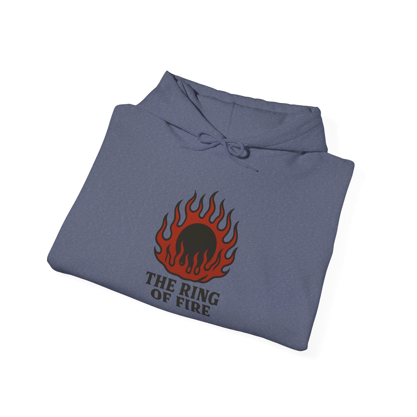 'THE RING OF FIRE' Hoodie, Unisex Heavy Blend Sweatshirt, Hooded Sweater, Hooded Jumper.