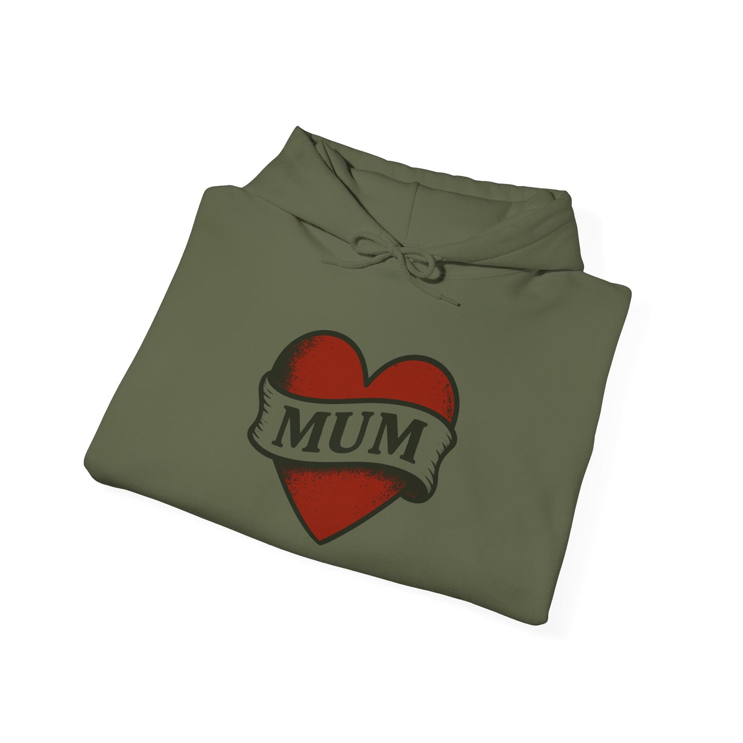 'MUM HEART' Hoodie, Unisex Heavy Blend Sweatshirt, Hooded Sweater, Hooded Jumper.