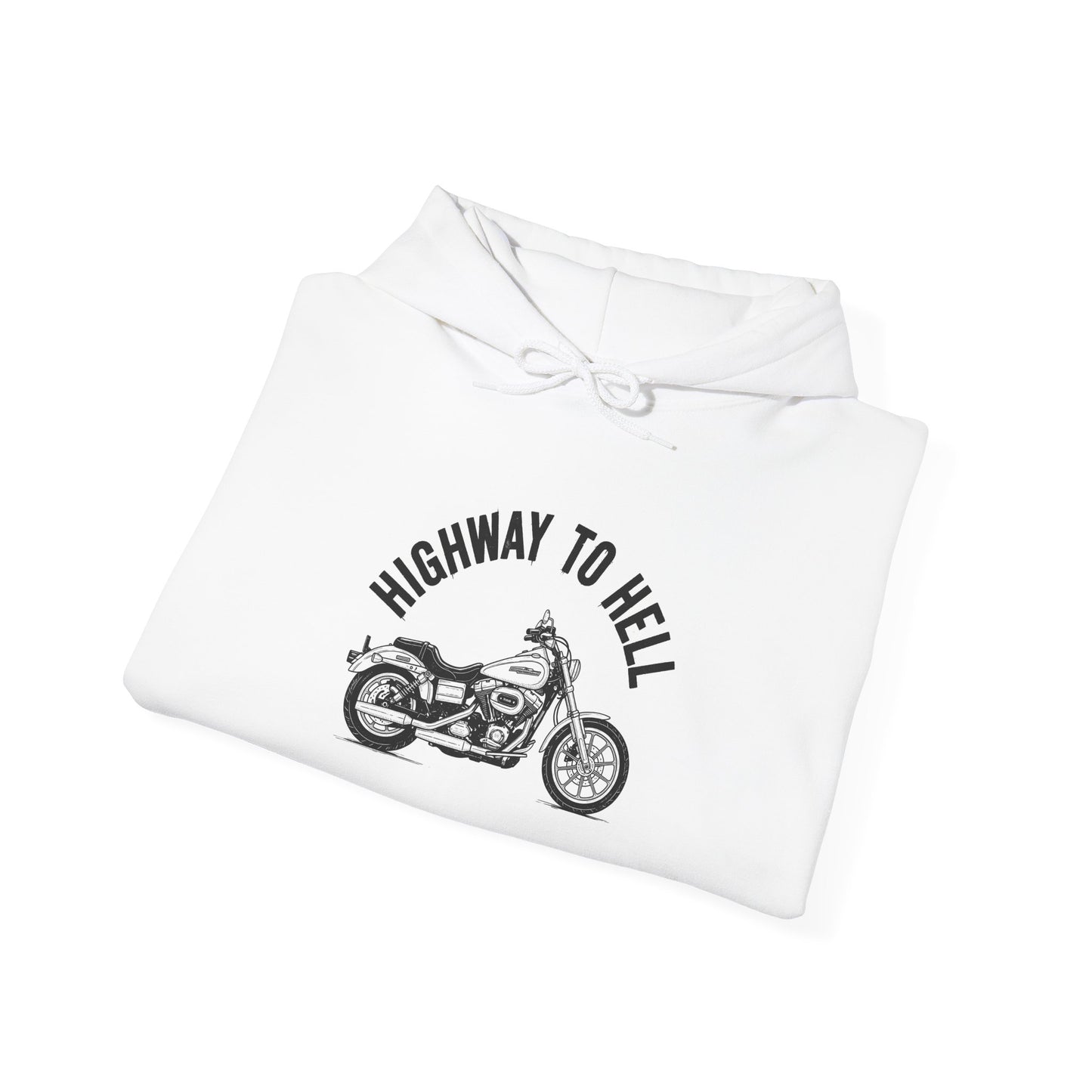 'HIGHWAY TO HELL' Hoodie, Unisex Heavy Blend Sweatshirt, Hooded Sweater, Hooded Jumper.
