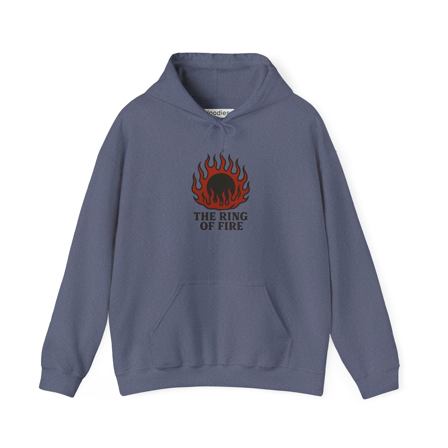 'THE RING OF FIRE' Hoodie, Unisex Heavy Blend Sweatshirt, Hooded Sweater, Hooded Jumper.