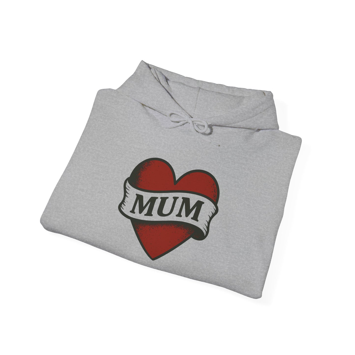'MUM HEART' Hoodie, Unisex Heavy Blend Sweatshirt, Hooded Sweater, Hooded Jumper.