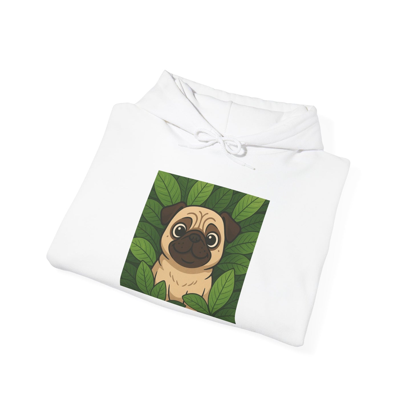 'PUG DOG' Hoodie, Unisex Heavy Blend Sweatshirt, Hooded Sweater, Hooded Jumper.