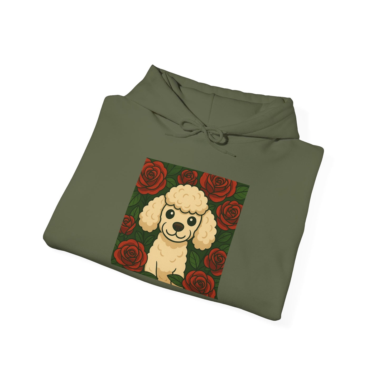 'POODLE DOG' Hoodie, Unisex Heavy Blend Sweatshirt, Hooded Sweater, Hooded Jumper.