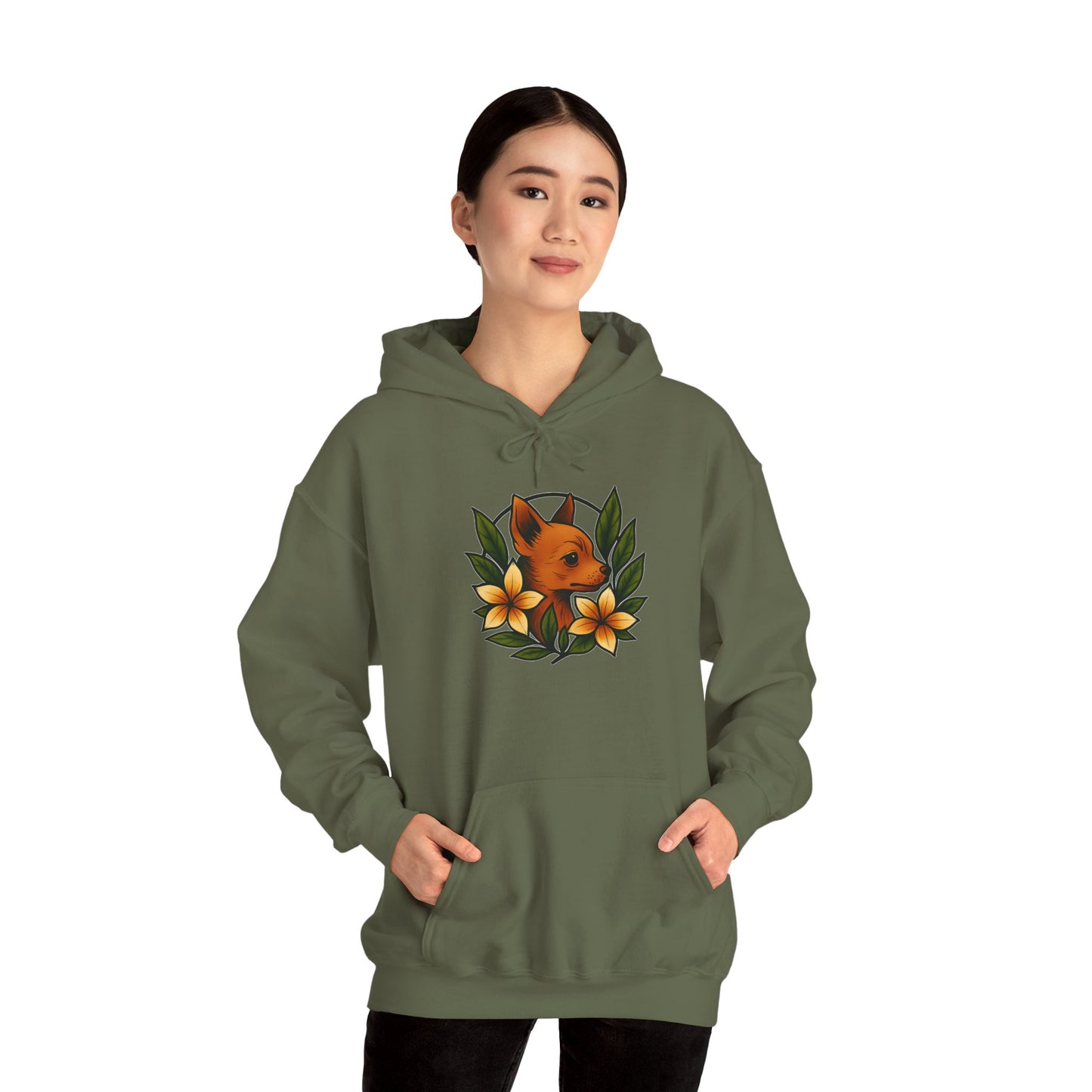 'CHIHUAHUA DOG' Hoodie, Unisex Heavy Blend Sweatshirt, Hooded Sweater, Hooded Jumper.