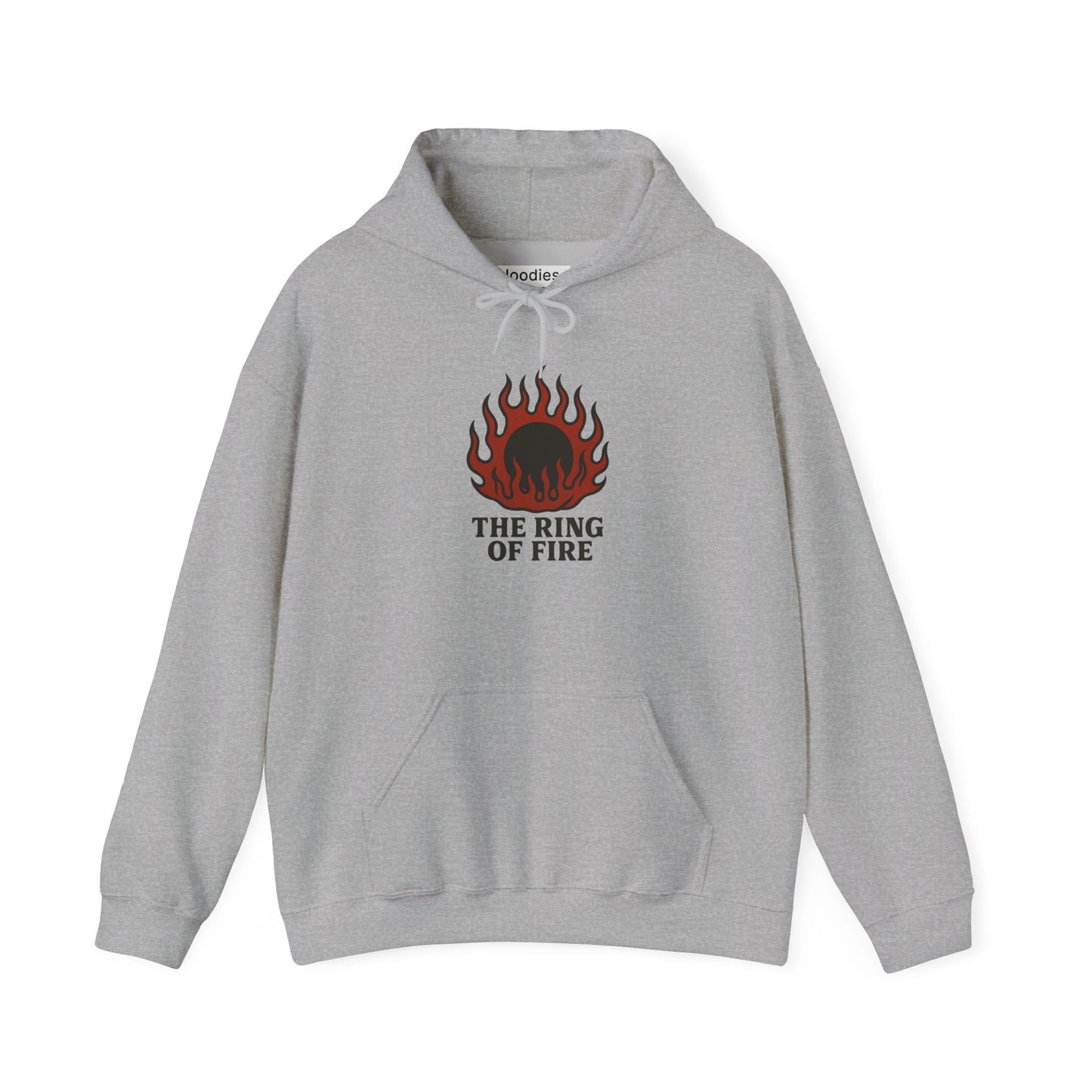 'THE RING OF FIRE' Hoodie, Unisex Heavy Blend Sweatshirt, Hooded Sweater, Hooded Jumper.