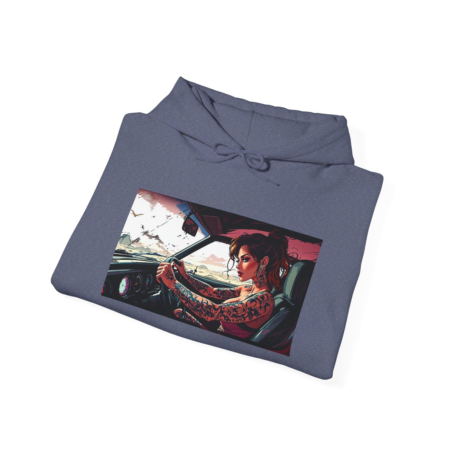 'FAST LANE' Hoodie, Unisex Heavy Blend Sweatshirt, Hooded Sweater, Hooded Jumper.