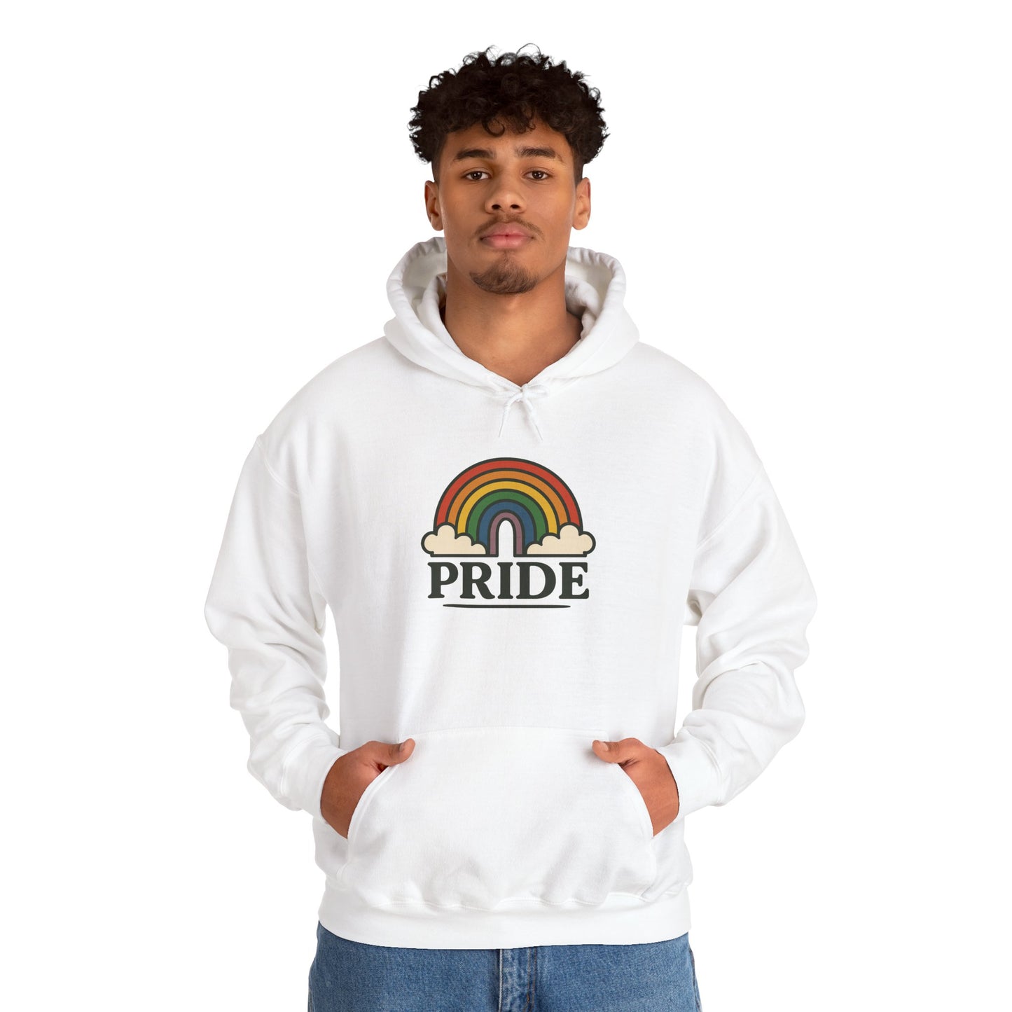 'PRIDE' Hoodie, Unisex Heavy Blend Sweatshirt, Hooded Sweater, Hooded Jumper.
