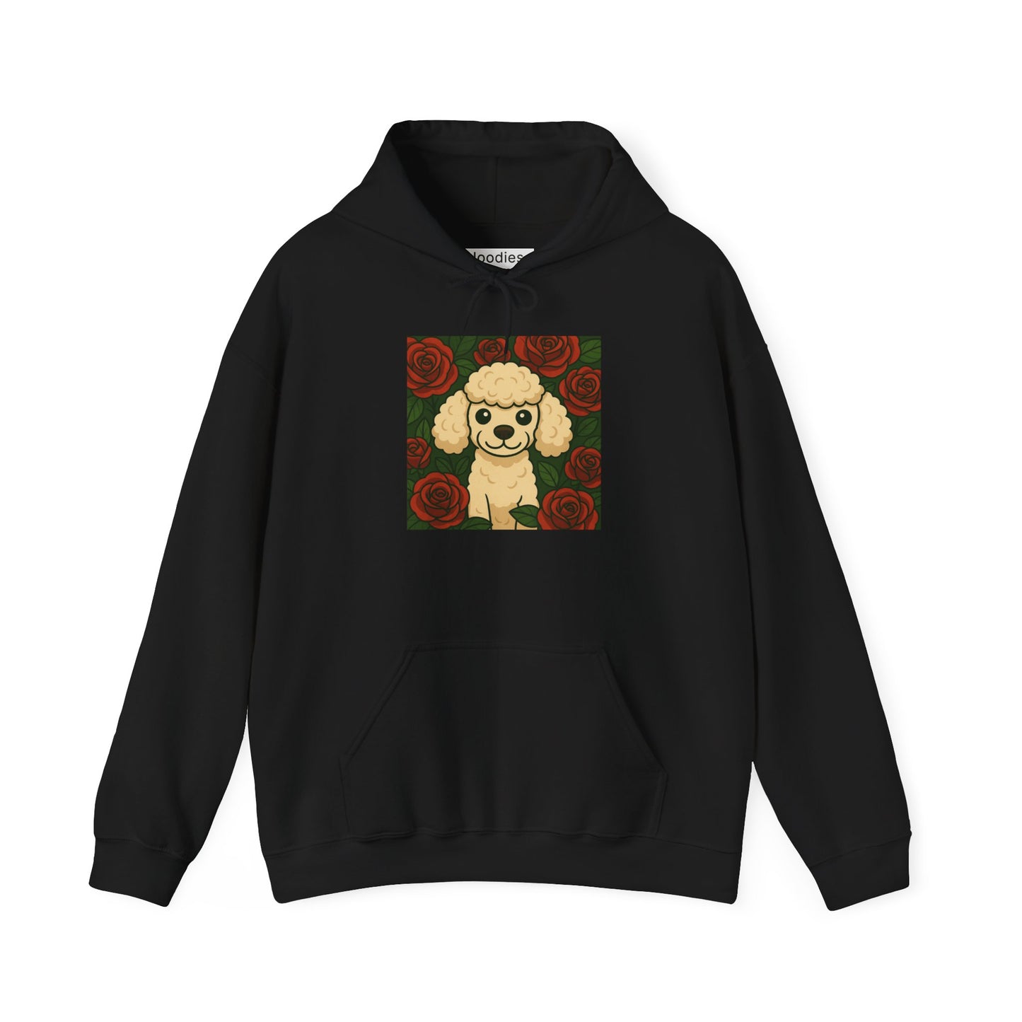 'POODLE DOG' Hoodie, Unisex Heavy Blend Sweatshirt, Hooded Sweater, Hooded Jumper.
