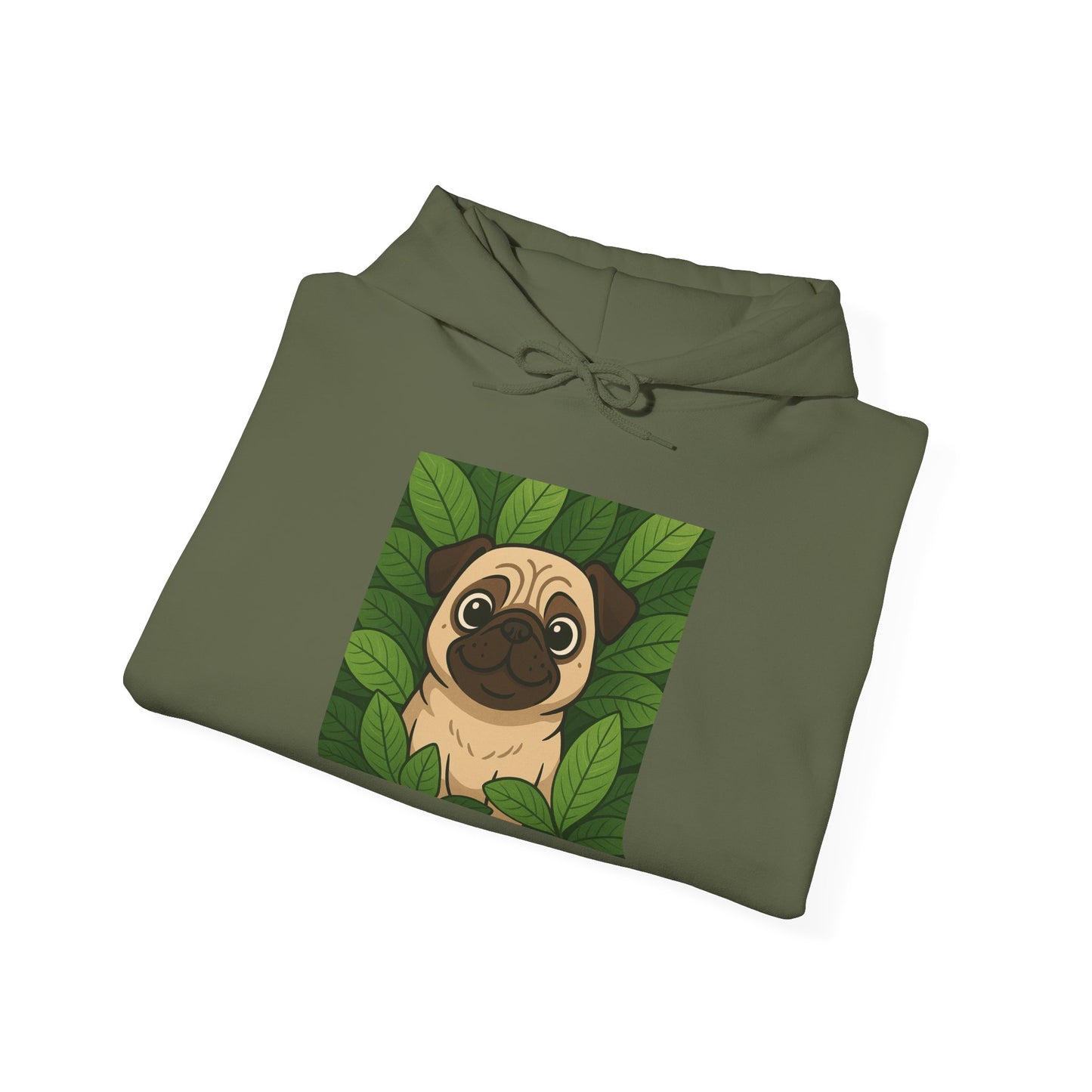 'PUG DOG' Hoodie, Unisex Heavy Blend Sweatshirt, Hooded Sweater, Hooded Jumper.