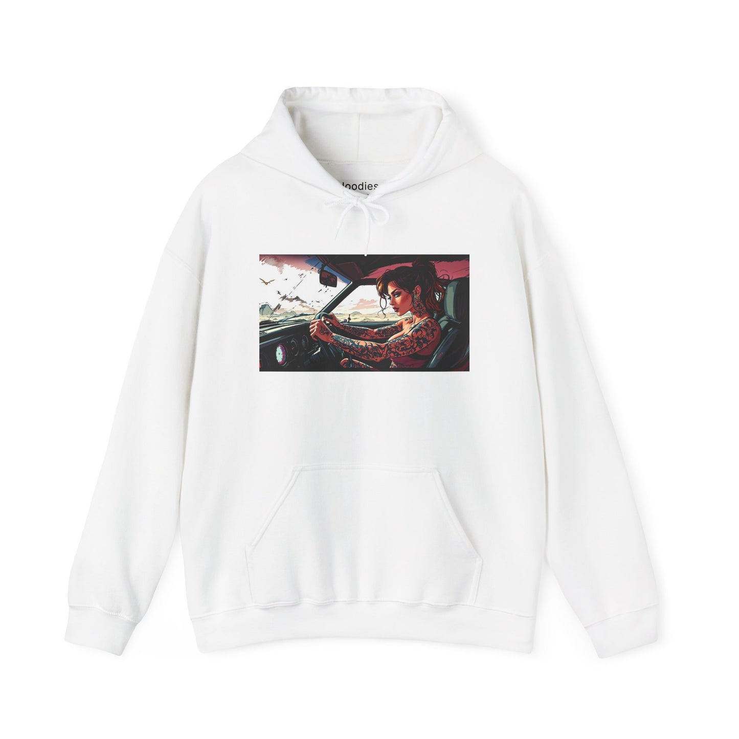 'FAST LANE' Hoodie, Unisex Heavy Blend Sweatshirt, Hooded Sweater, Hooded Jumper.
