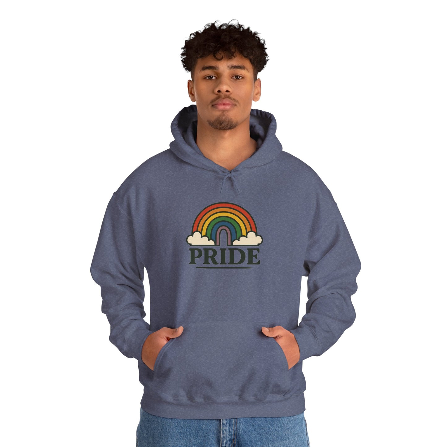 'PRIDE' Hoodie, Unisex Heavy Blend Sweatshirt, Hooded Sweater, Hooded Jumper.