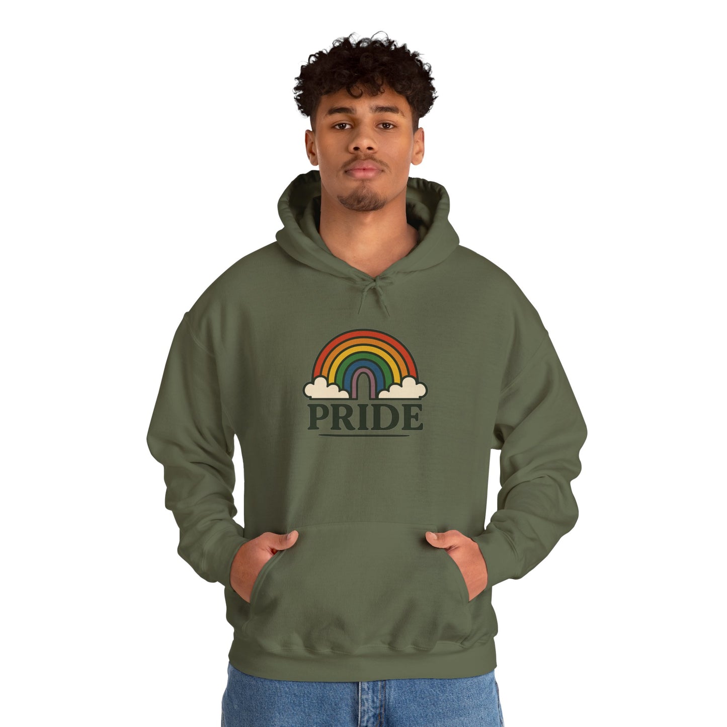 'PRIDE' Hoodie, Unisex Heavy Blend Sweatshirt, Hooded Sweater, Hooded Jumper.