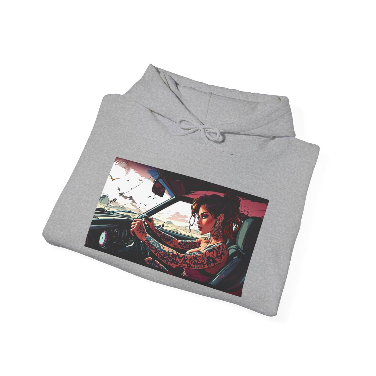 'FAST LANE' Hoodie, Unisex Heavy Blend Sweatshirt, Hooded Sweater, Hooded Jumper.