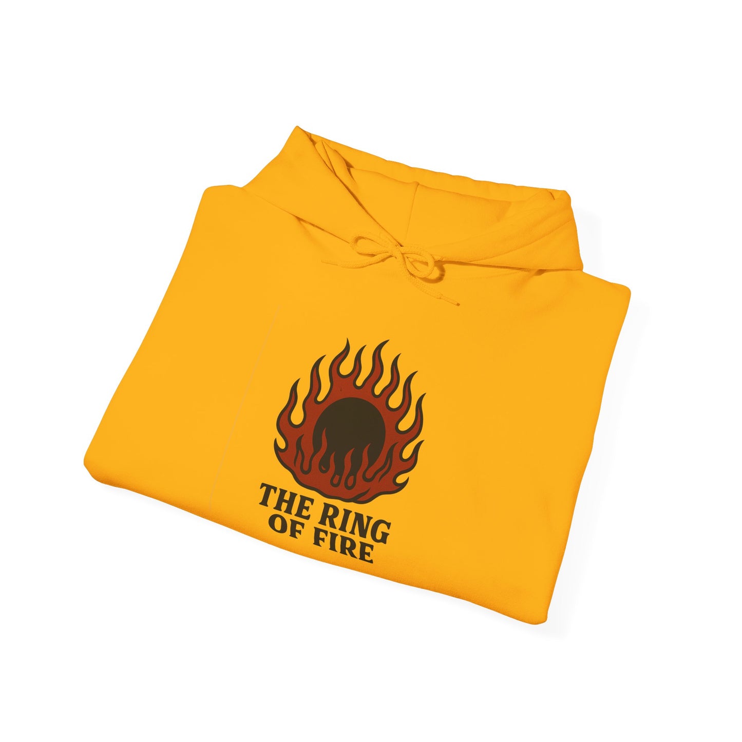 'THE RING OF FIRE' Hoodie, Unisex Heavy Blend Sweatshirt, Hooded Sweater, Hooded Jumper.