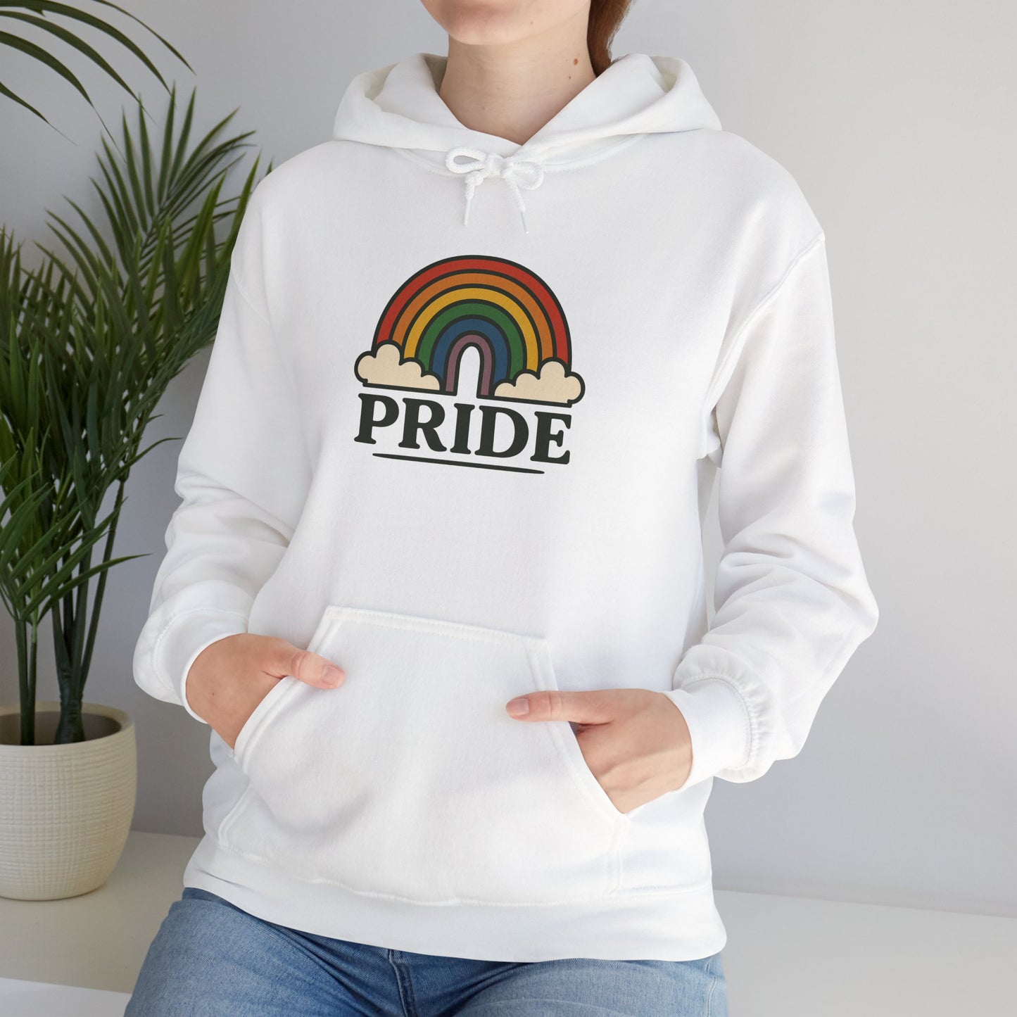 'PRIDE' Hoodie, Unisex Heavy Blend Sweatshirt, Hooded Sweater, Hooded Jumper.