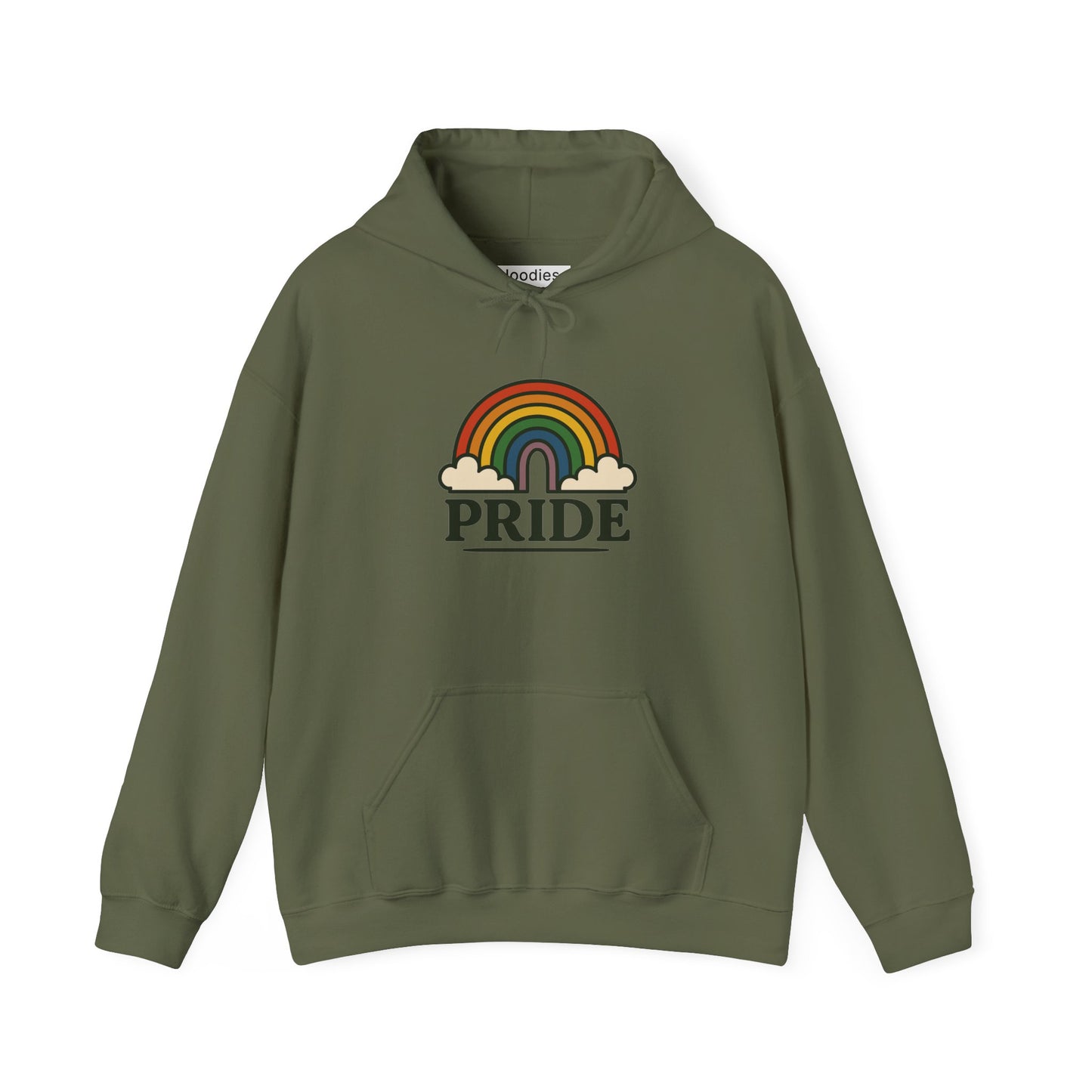 'PRIDE' Hoodie, Unisex Heavy Blend Sweatshirt, Hooded Sweater, Hooded Jumper.
