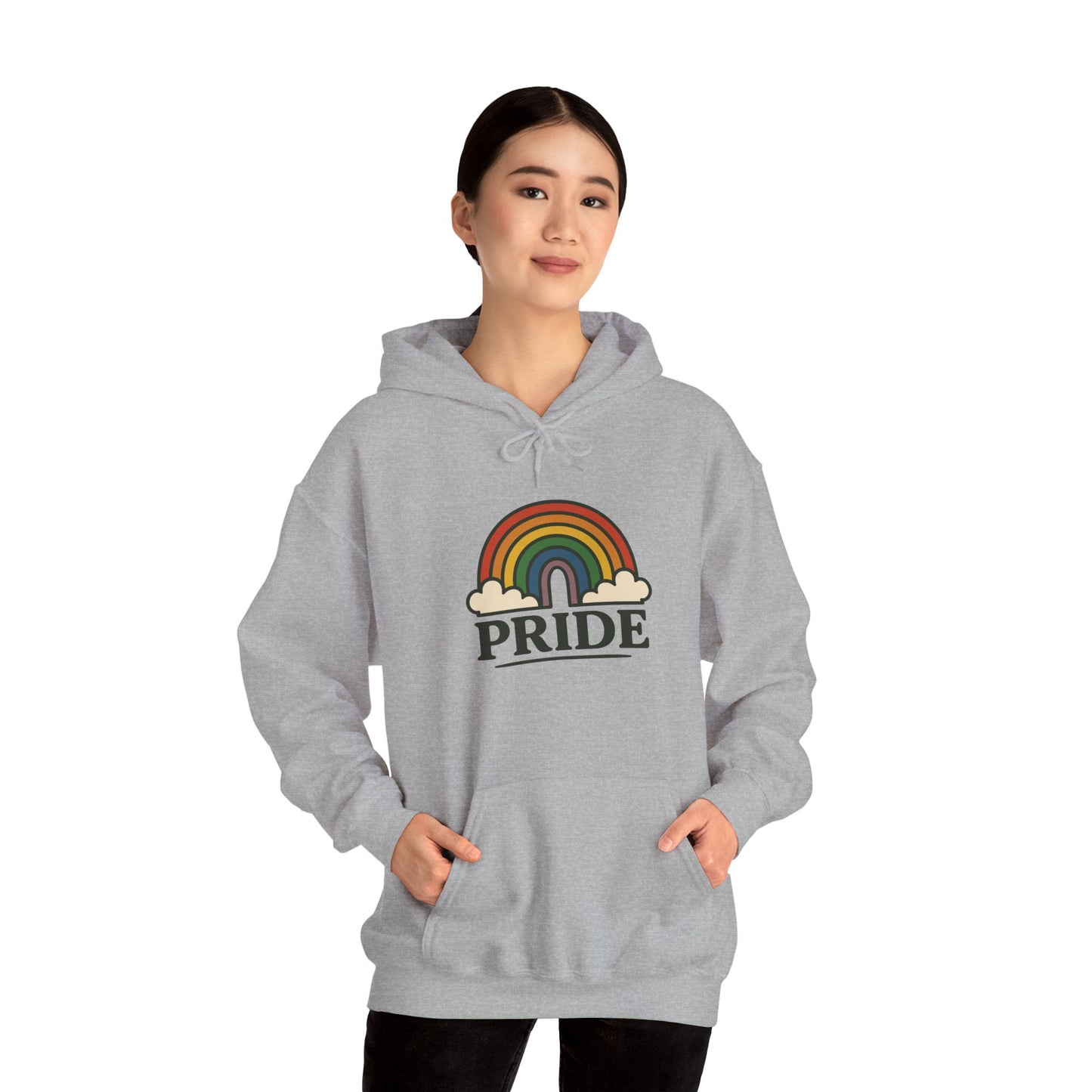 'PRIDE' Hoodie, Unisex Heavy Blend Sweatshirt, Hooded Sweater, Hooded Jumper.