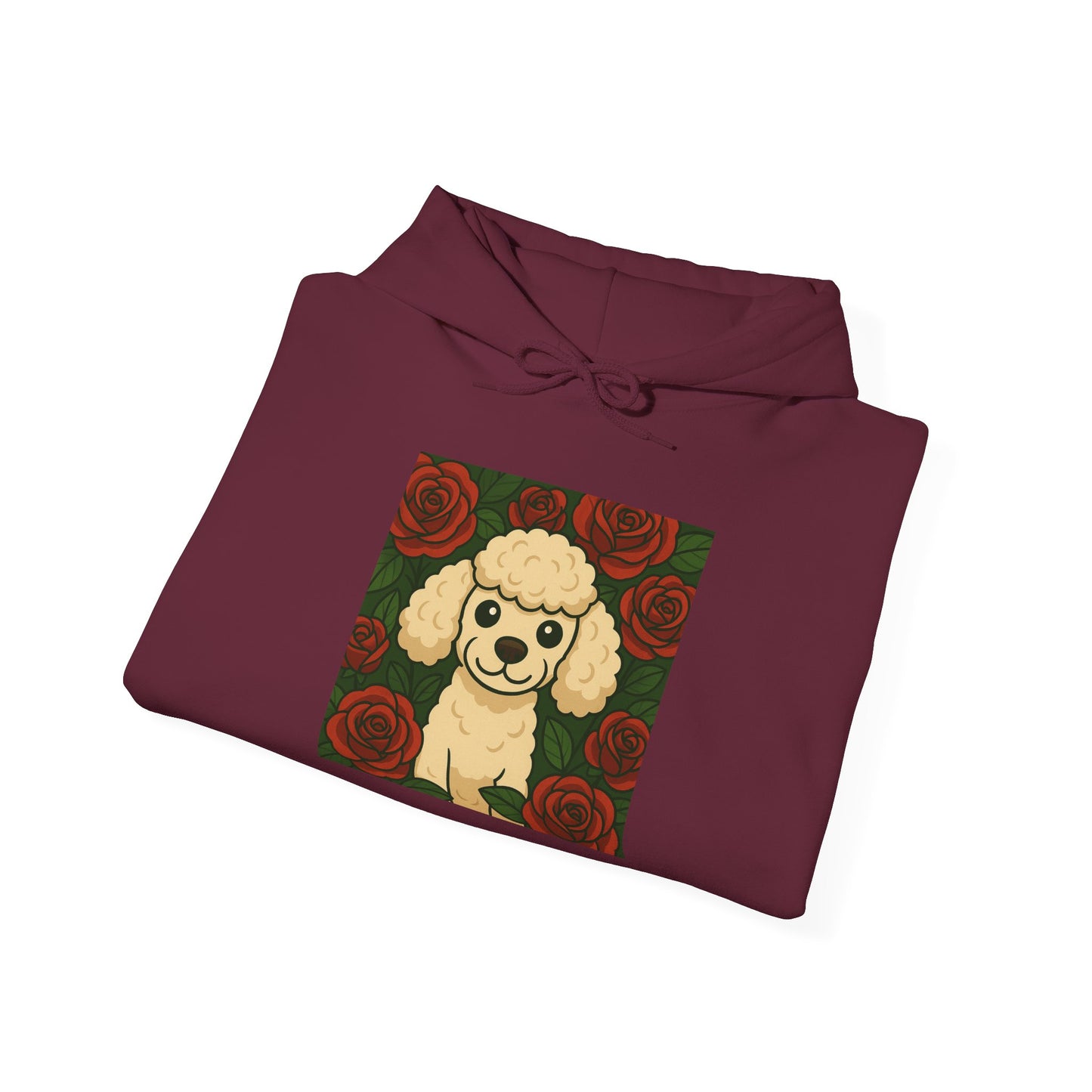 'POODLE DOG' Hoodie, Unisex Heavy Blend Sweatshirt, Hooded Sweater, Hooded Jumper.