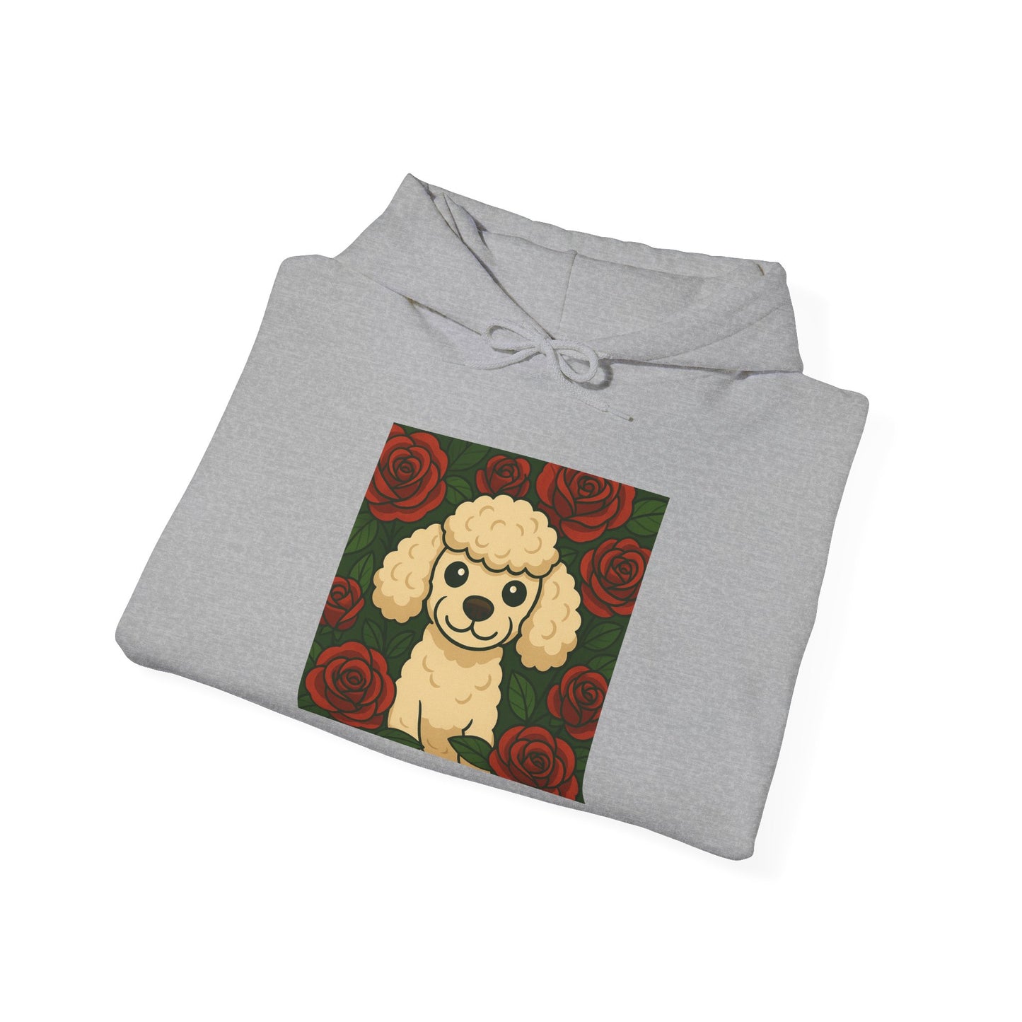 'POODLE DOG' Hoodie, Unisex Heavy Blend Sweatshirt, Hooded Sweater, Hooded Jumper.