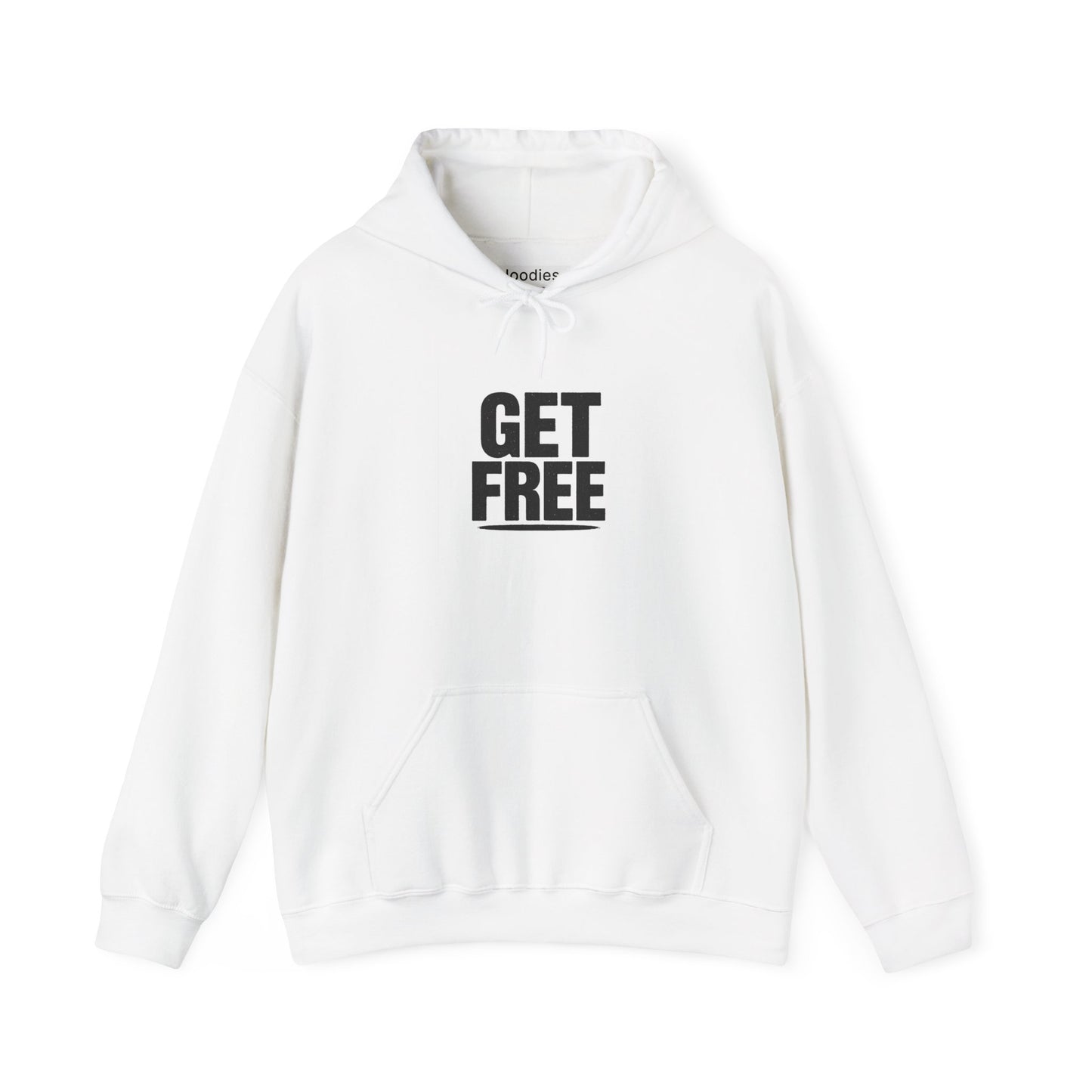 'GET FREE' Hoodie, Unisex Heavy Blend Sweatshirt, Hooded Sweater, Hooded Jumper.