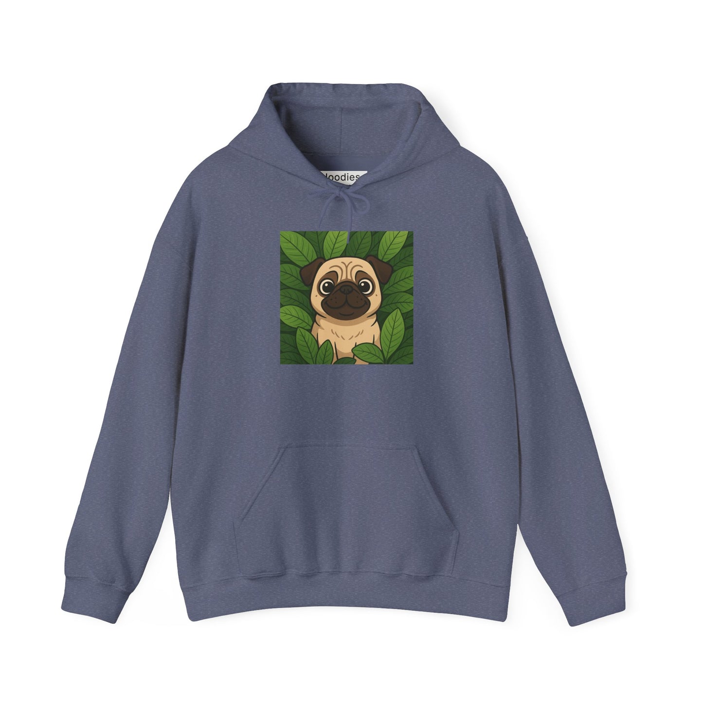 'PUG DOG' Hoodie, Unisex Heavy Blend Sweatshirt, Hooded Sweater, Hooded Jumper.