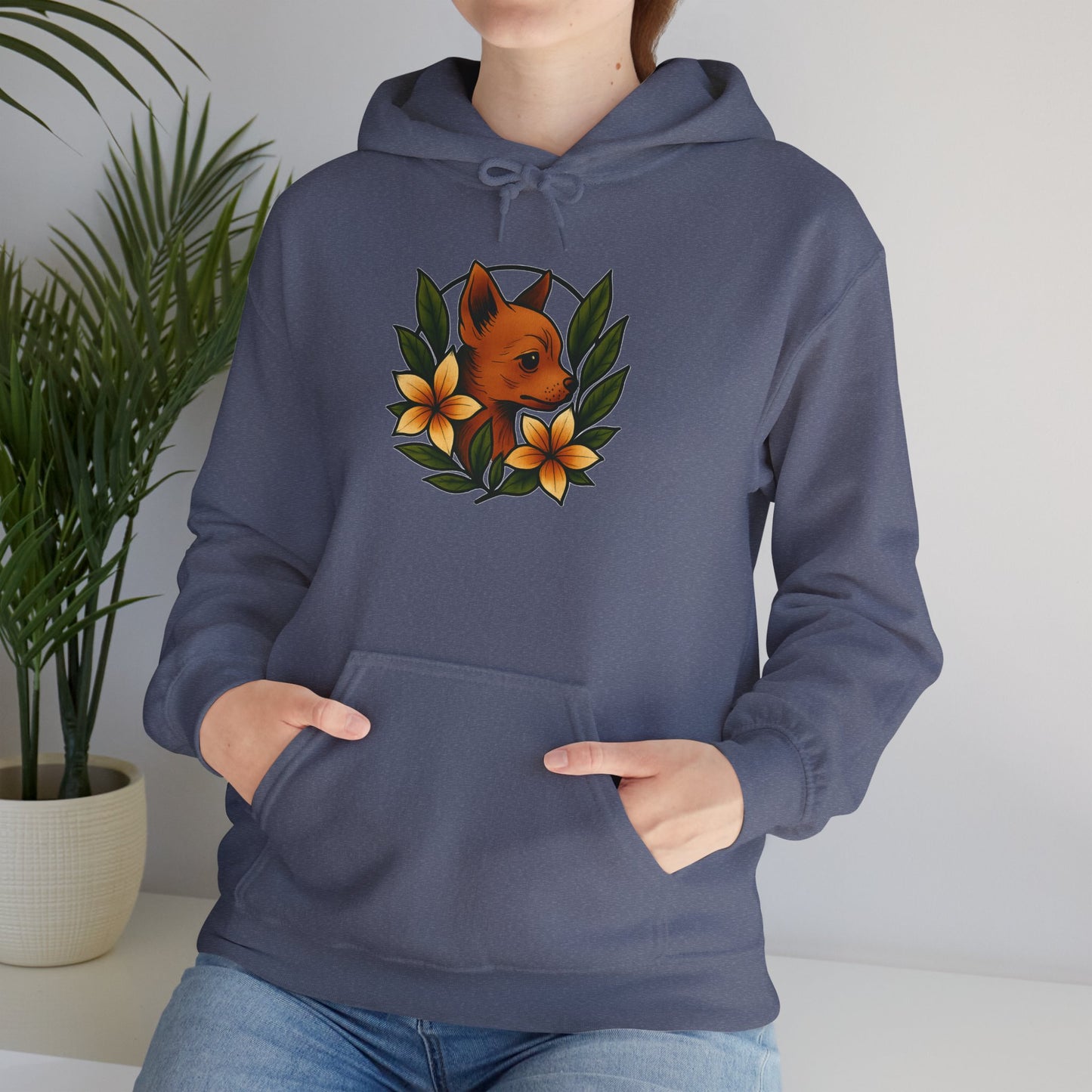'CHIHUAHUA DOG' Hoodie, Unisex Heavy Blend Sweatshirt, Hooded Sweater, Hooded Jumper.