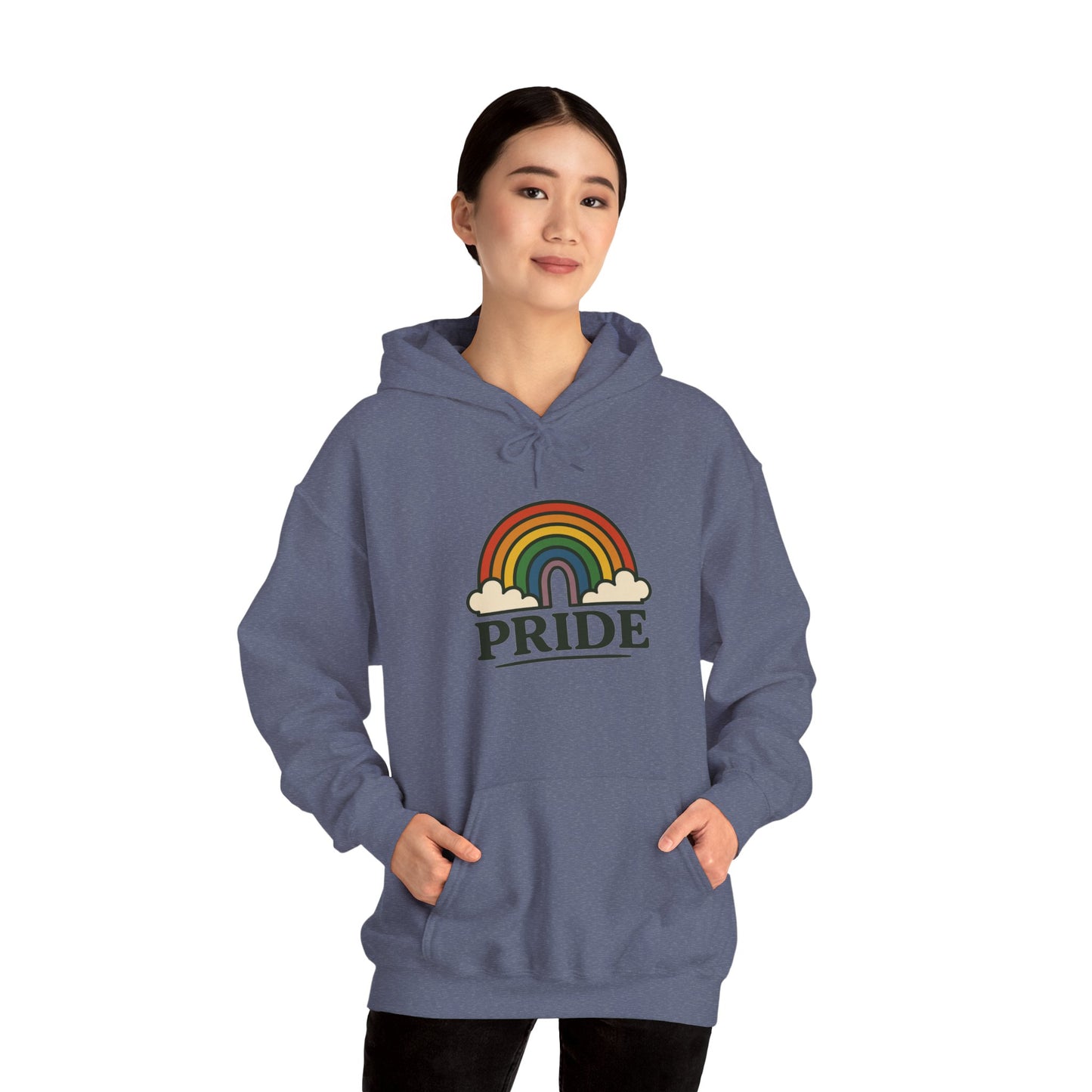 'PRIDE' Hoodie, Unisex Heavy Blend Sweatshirt, Hooded Sweater, Hooded Jumper.
