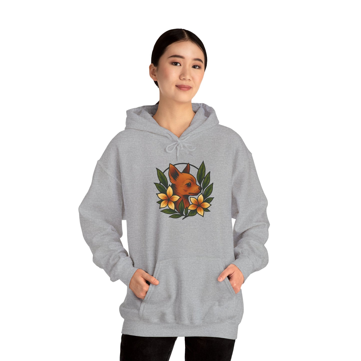 'CHIHUAHUA DOG' Hoodie, Unisex Heavy Blend Sweatshirt, Hooded Sweater, Hooded Jumper.