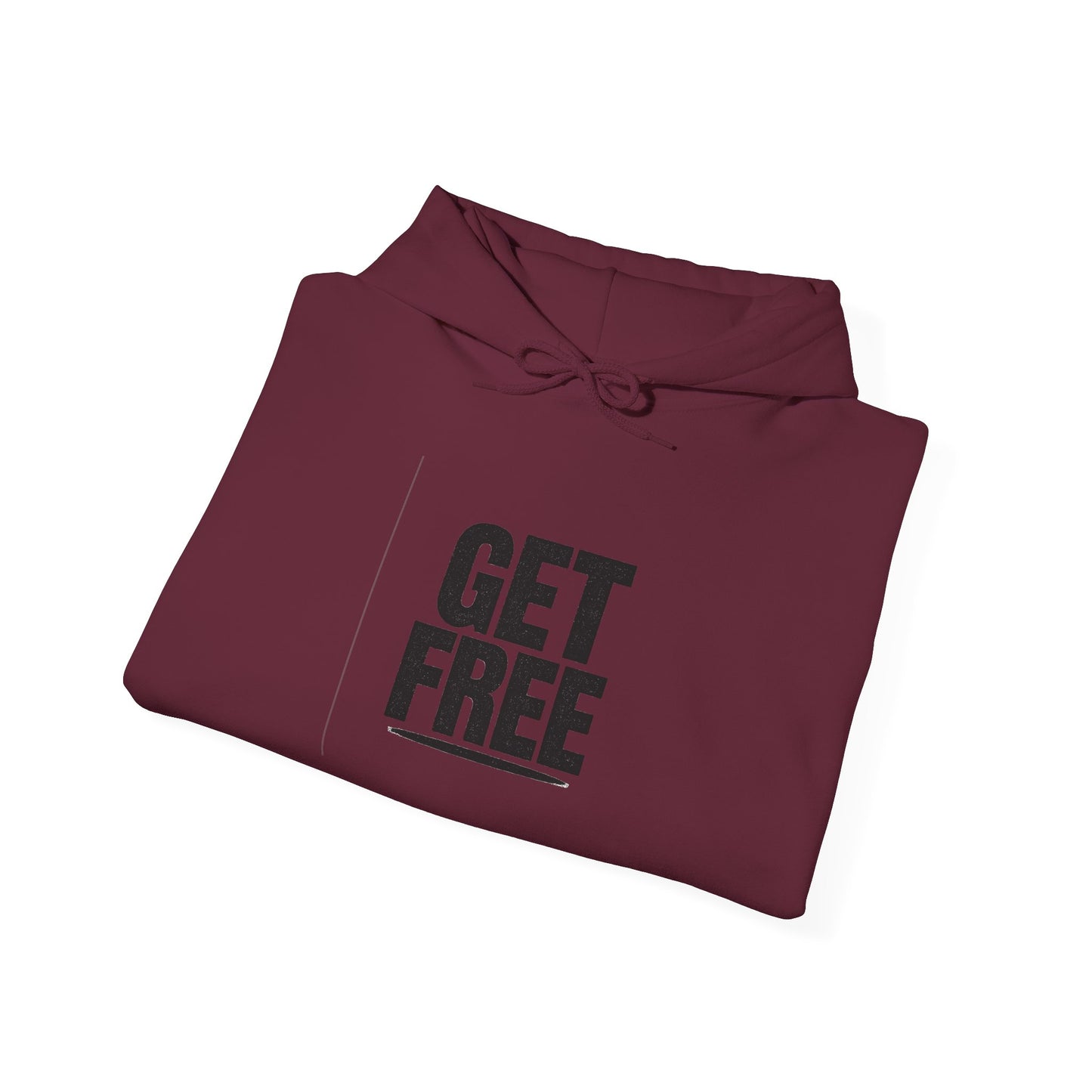 'GET FREE' Hoodie, Unisex Heavy Blend Sweatshirt, Hooded Sweater, Hooded Jumper.