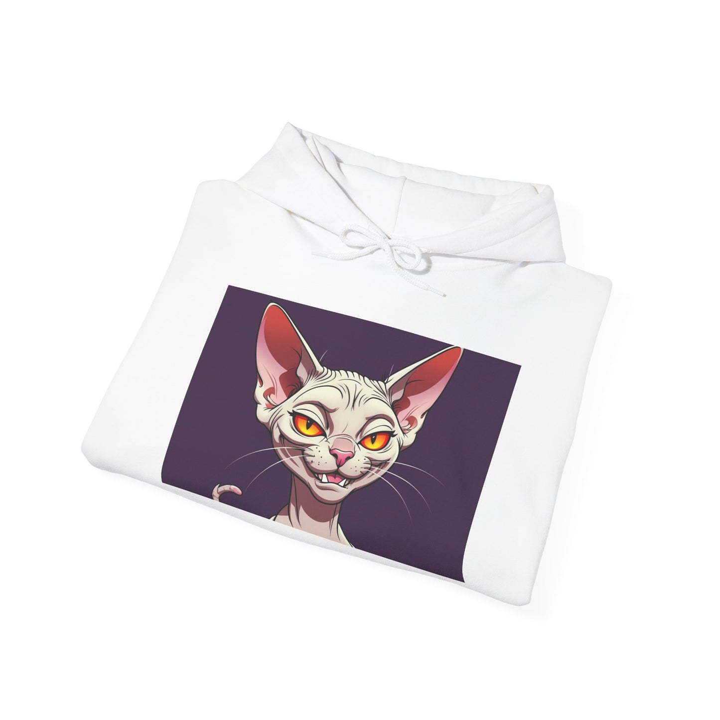 'EVIL KITTY' Hoodie, Unisex Heavy Blend Sweatshirt, Hooded Sweater, Hooded Jumper.