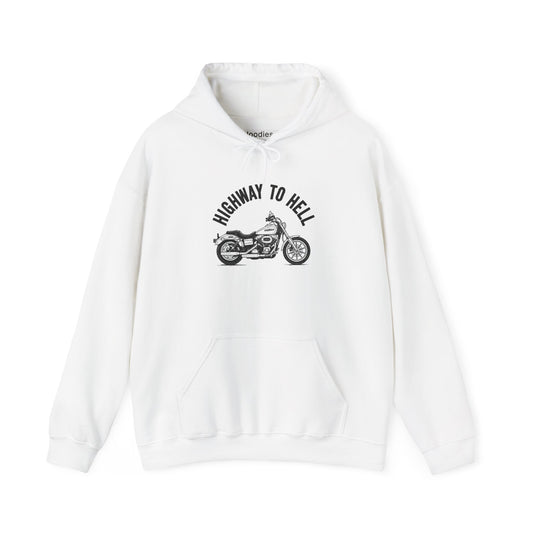 'HIGHWAY TO HELL' Hoodie, Unisex Heavy Blend Sweatshirt, Hooded Sweater, Hooded Jumper.