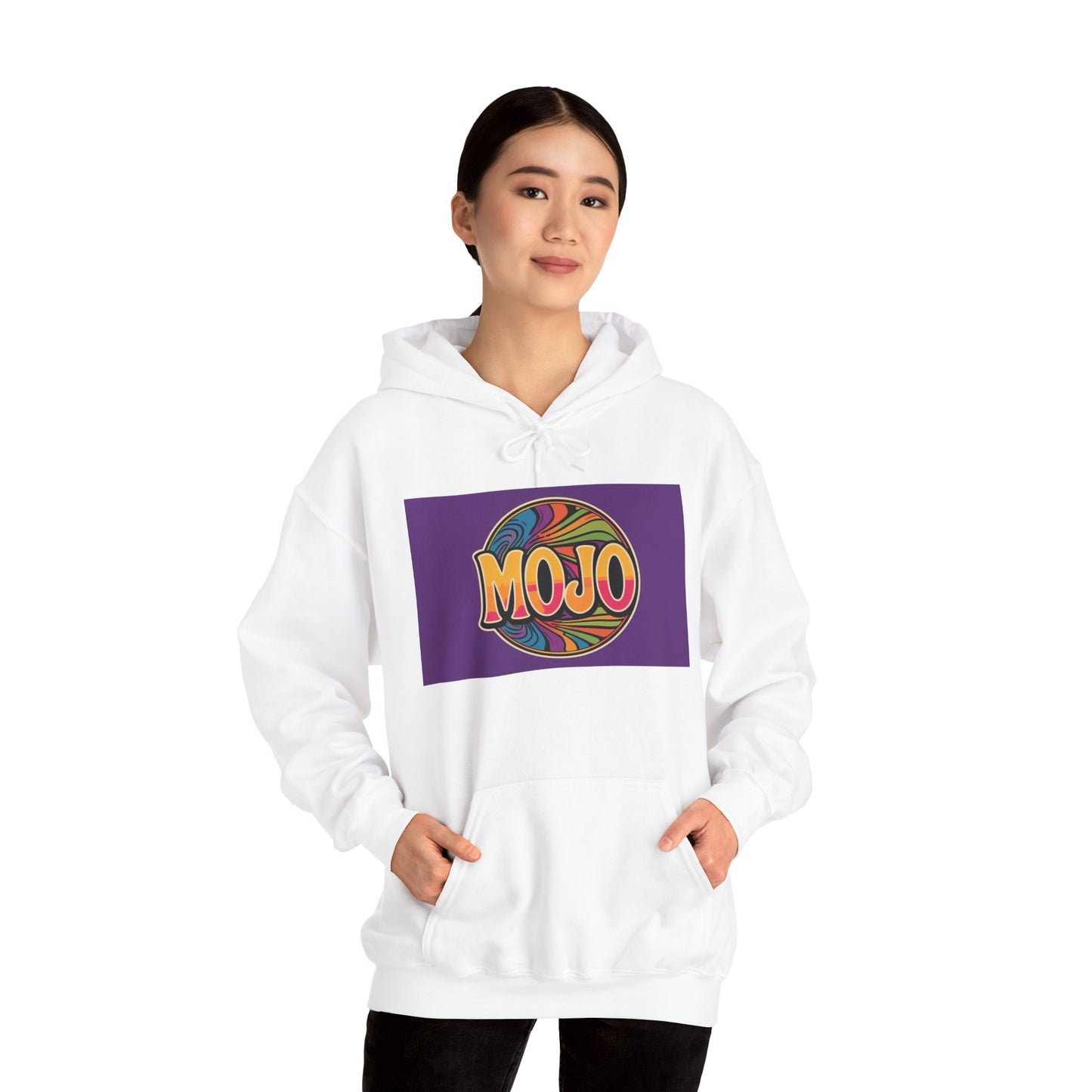 'MOJO' Hoodie, Unisex Heavy Blend Sweatshirt, Hooded Sweater, Hooded Jumper.