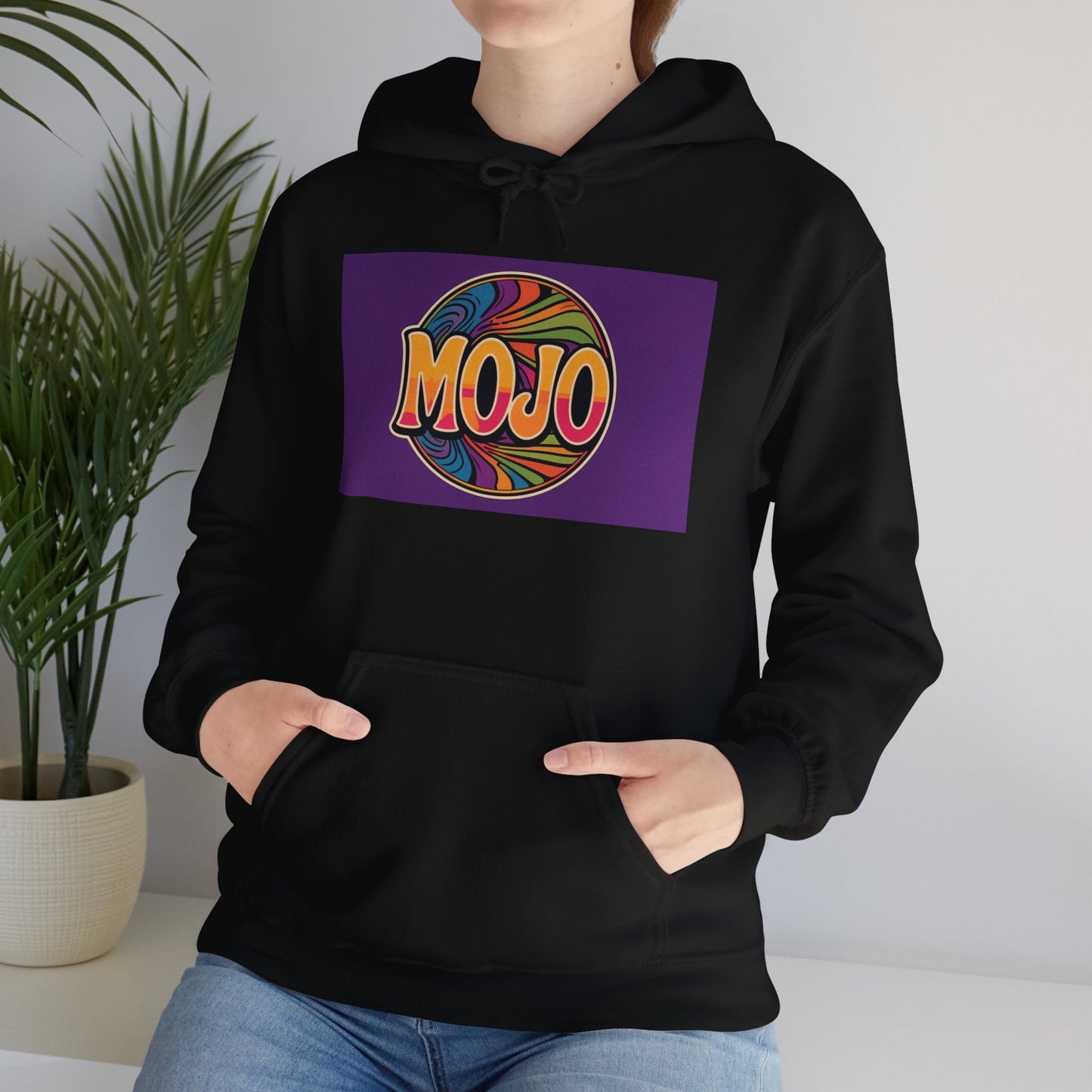 'MOJO' Hoodie, Unisex Heavy Blend Sweatshirt, Hooded Sweater, Hooded Jumper.