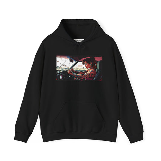 'FAST LANE' Hoodie, Unisex Heavy Blend Sweatshirt, Hooded Sweater, Hooded Jumper.