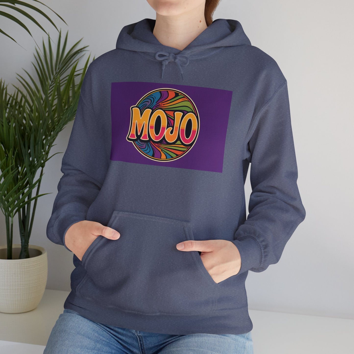 'MOJO' Hoodie, Unisex Heavy Blend Sweatshirt, Hooded Sweater, Hooded Jumper.