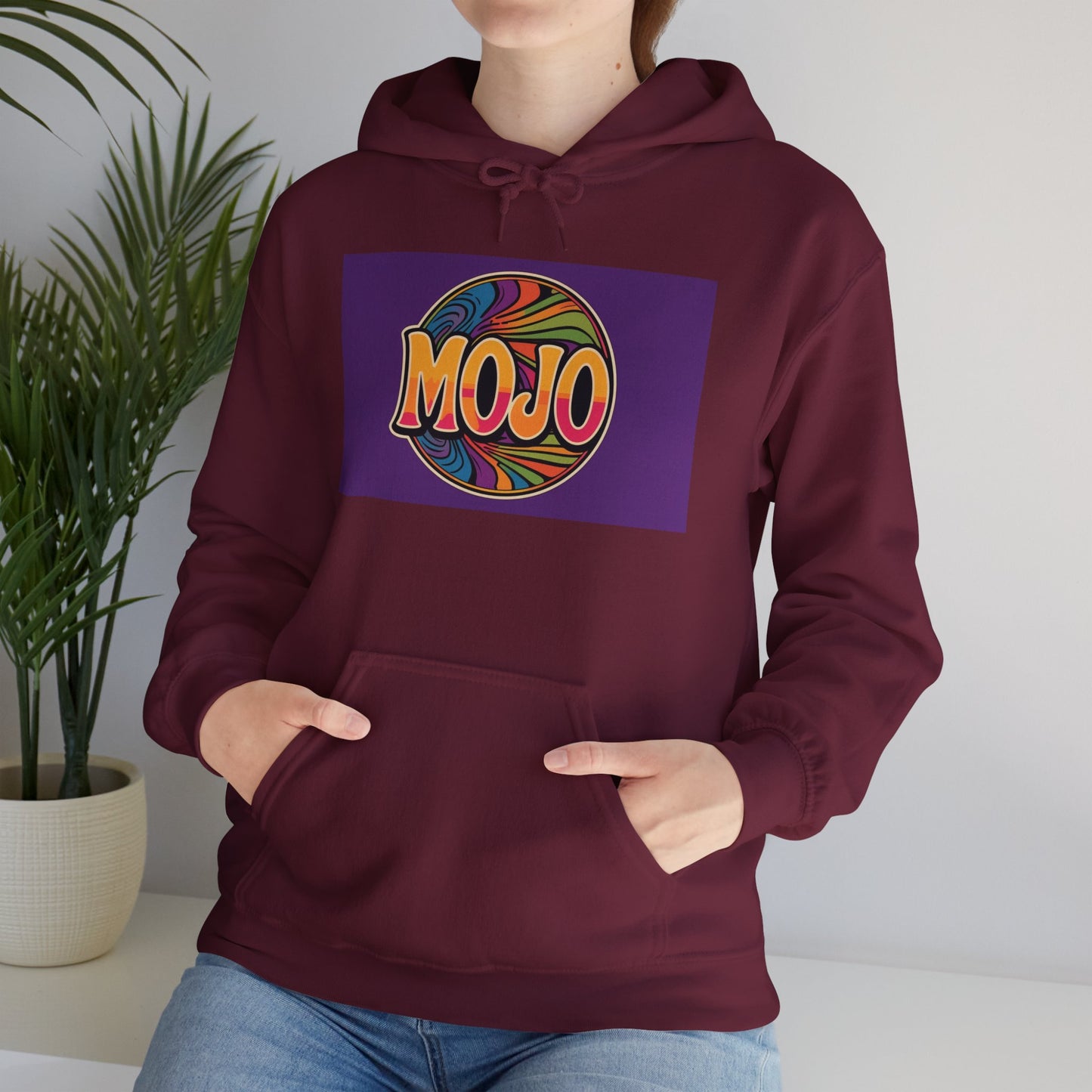 'MOJO' Hoodie, Unisex Heavy Blend Sweatshirt, Hooded Sweater, Hooded Jumper.