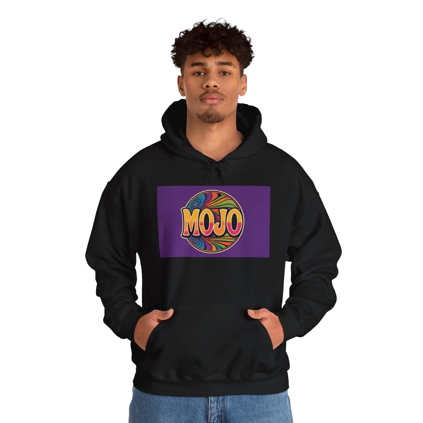 'MOJO' Hoodie, Unisex Heavy Blend Sweatshirt, Hooded Sweater, Hooded Jumper.