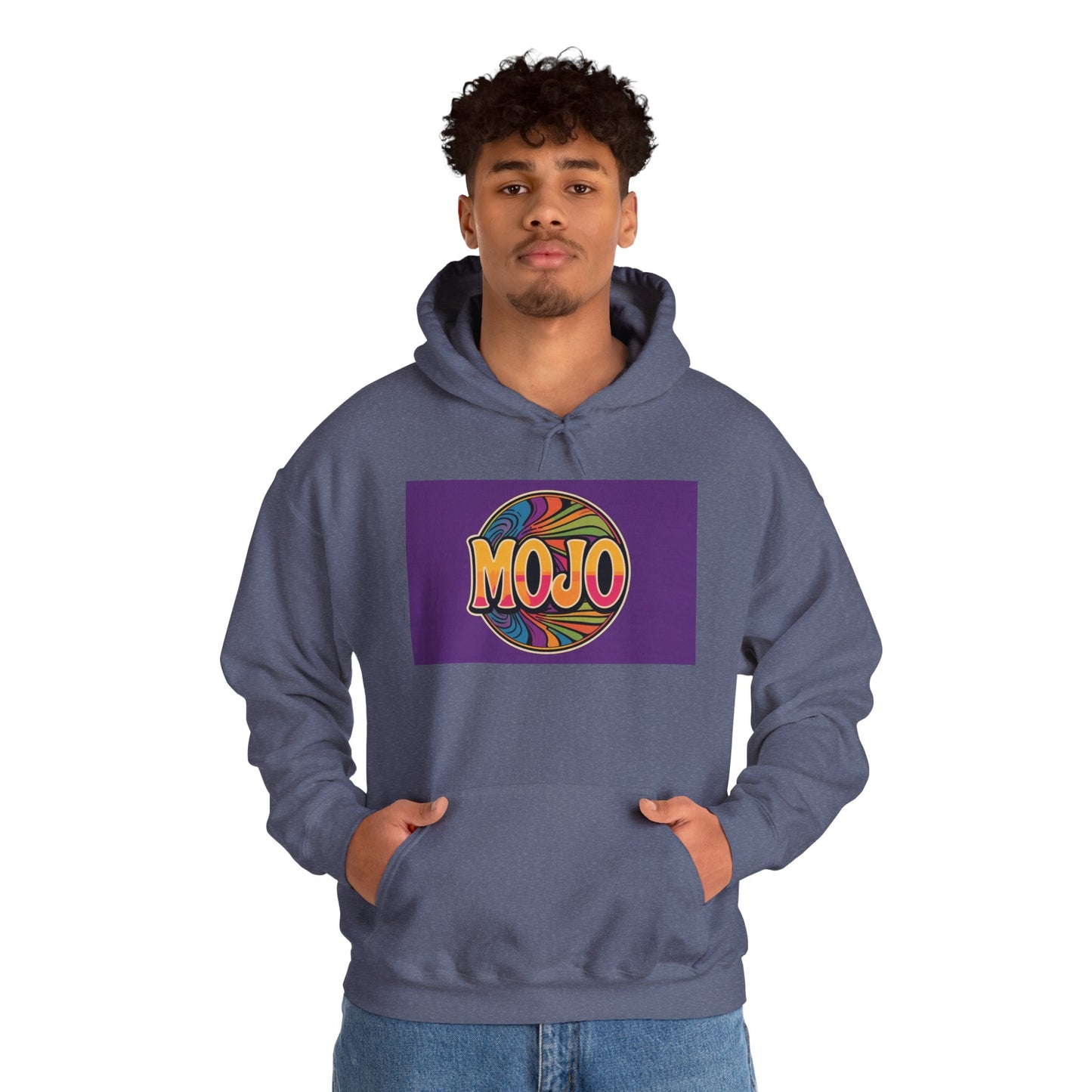 'MOJO' Hoodie, Unisex Heavy Blend Sweatshirt, Hooded Sweater, Hooded Jumper.