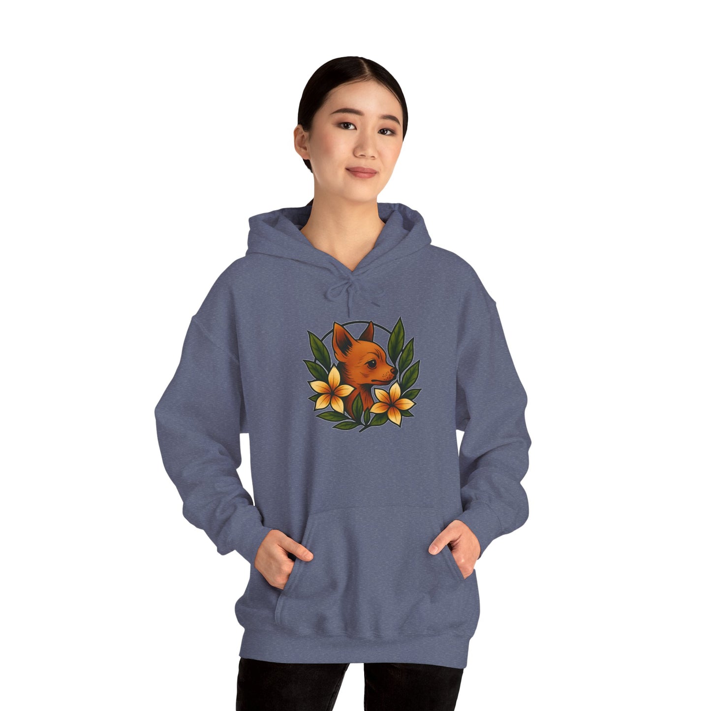 'CHIHUAHUA DOG' Hoodie, Unisex Heavy Blend Sweatshirt, Hooded Sweater, Hooded Jumper.
