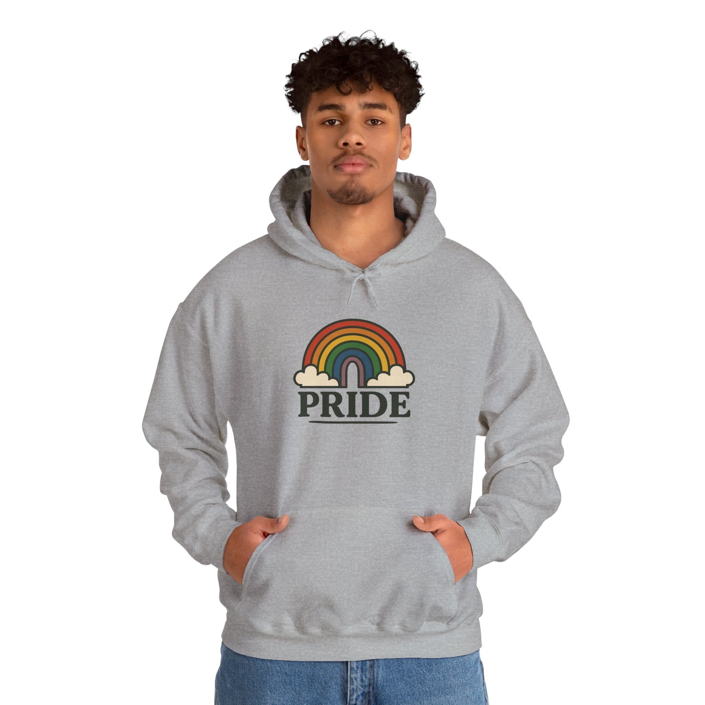 'PRIDE' Hoodie, Unisex Heavy Blend Sweatshirt, Hooded Sweater, Hooded Jumper.
