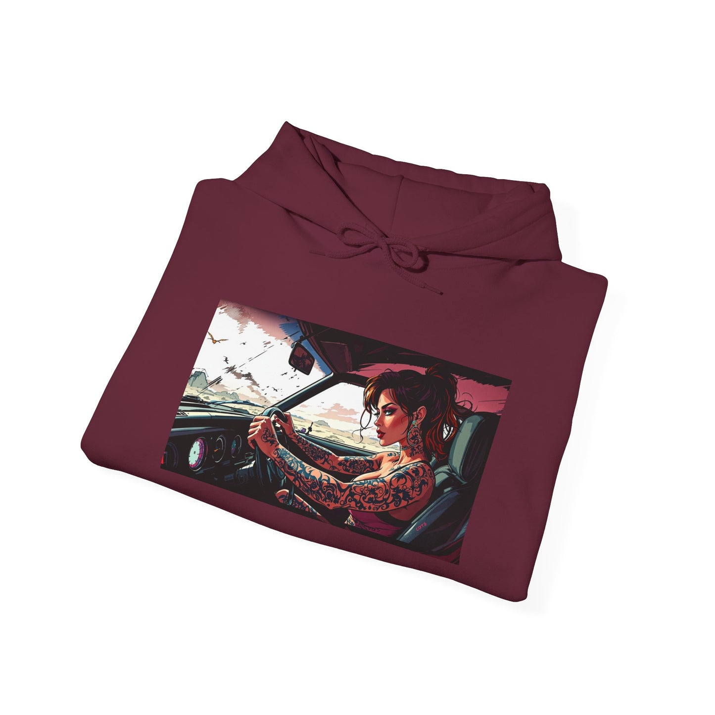 'FAST LANE' Hoodie, Unisex Heavy Blend Sweatshirt, Hooded Sweater, Hooded Jumper.